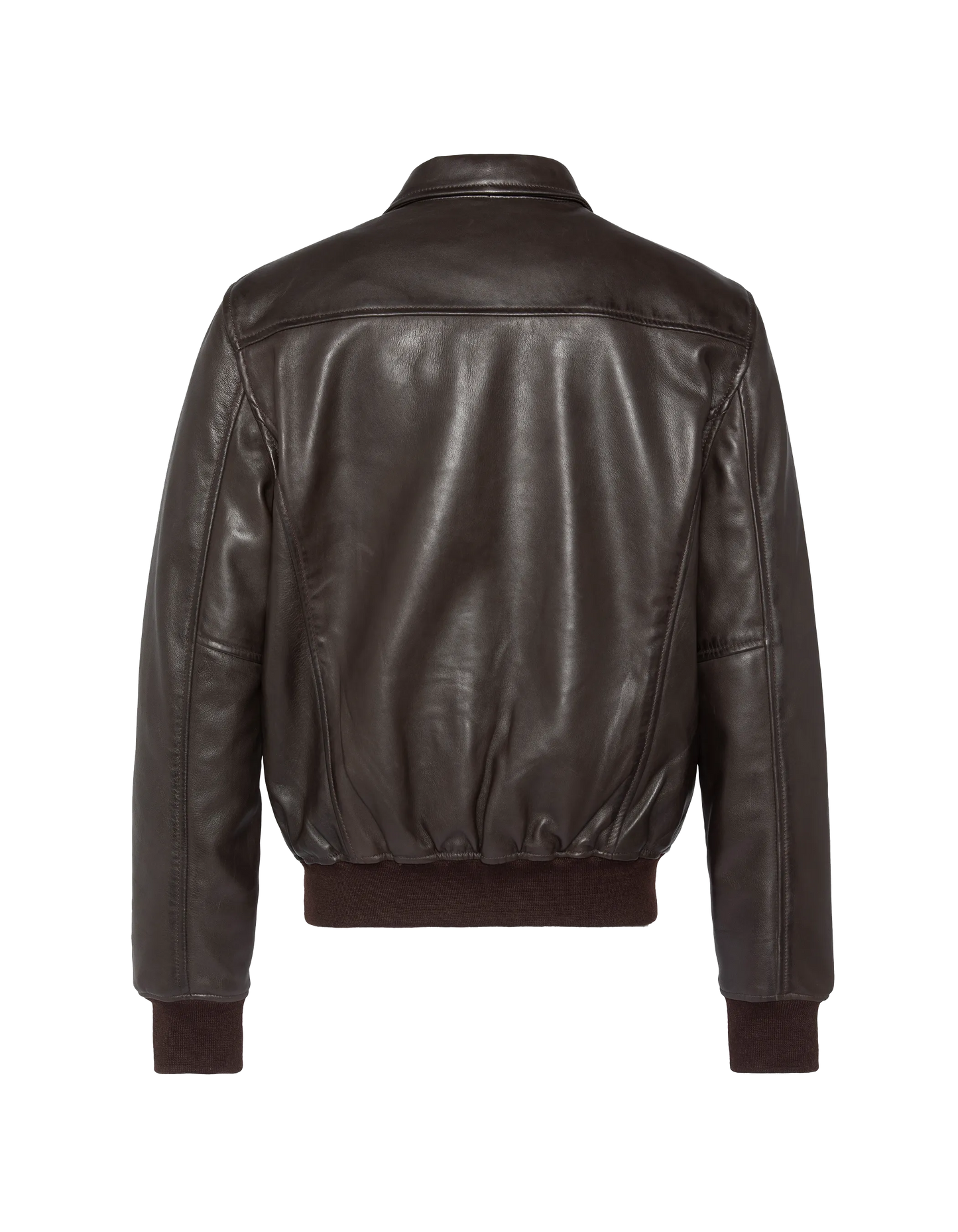 Braune Aviatorjacke, Lammleder