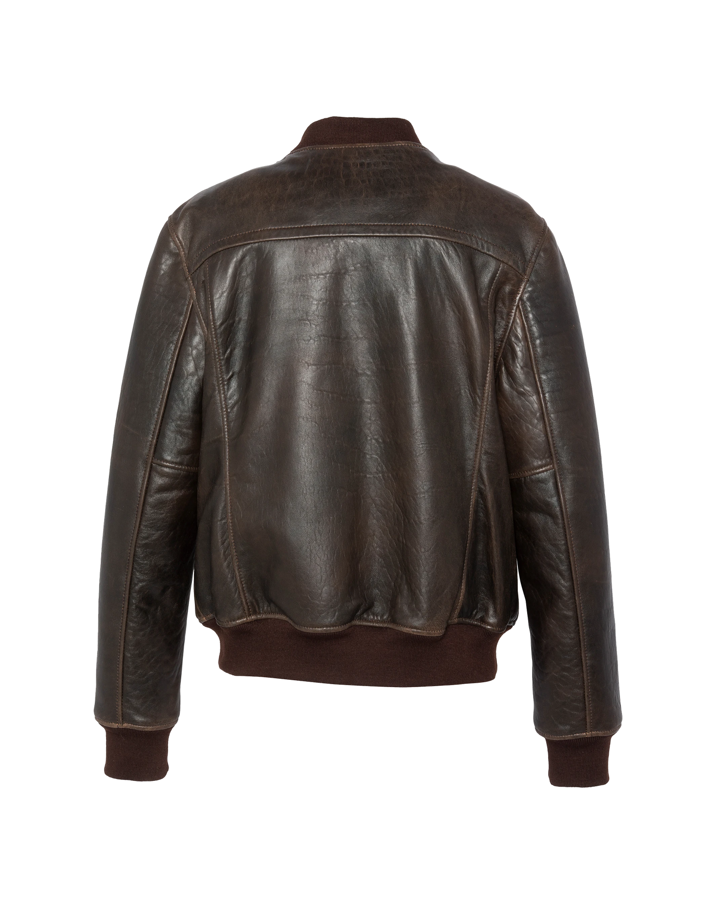 Vintage lässige braune Jacke, Lammleder