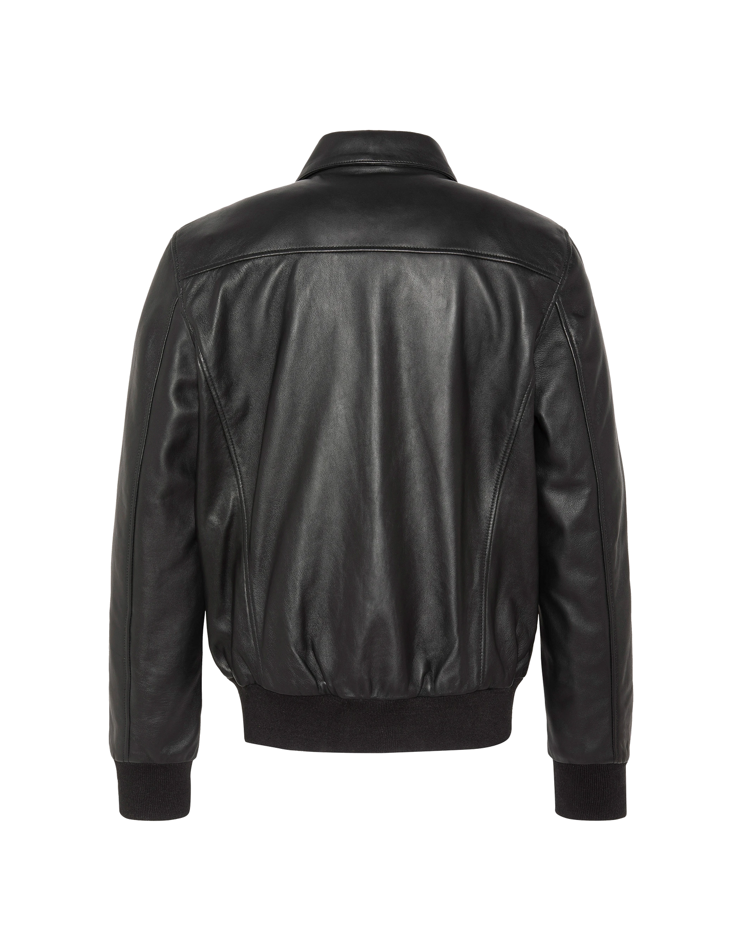 flight jacket black, lambskin leather