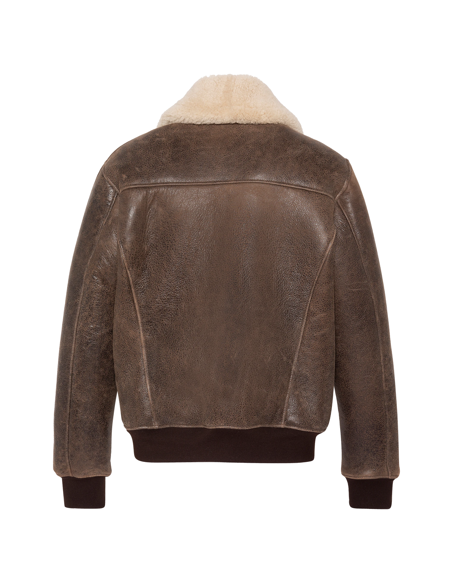 flight jacket brown, double face sheepskin