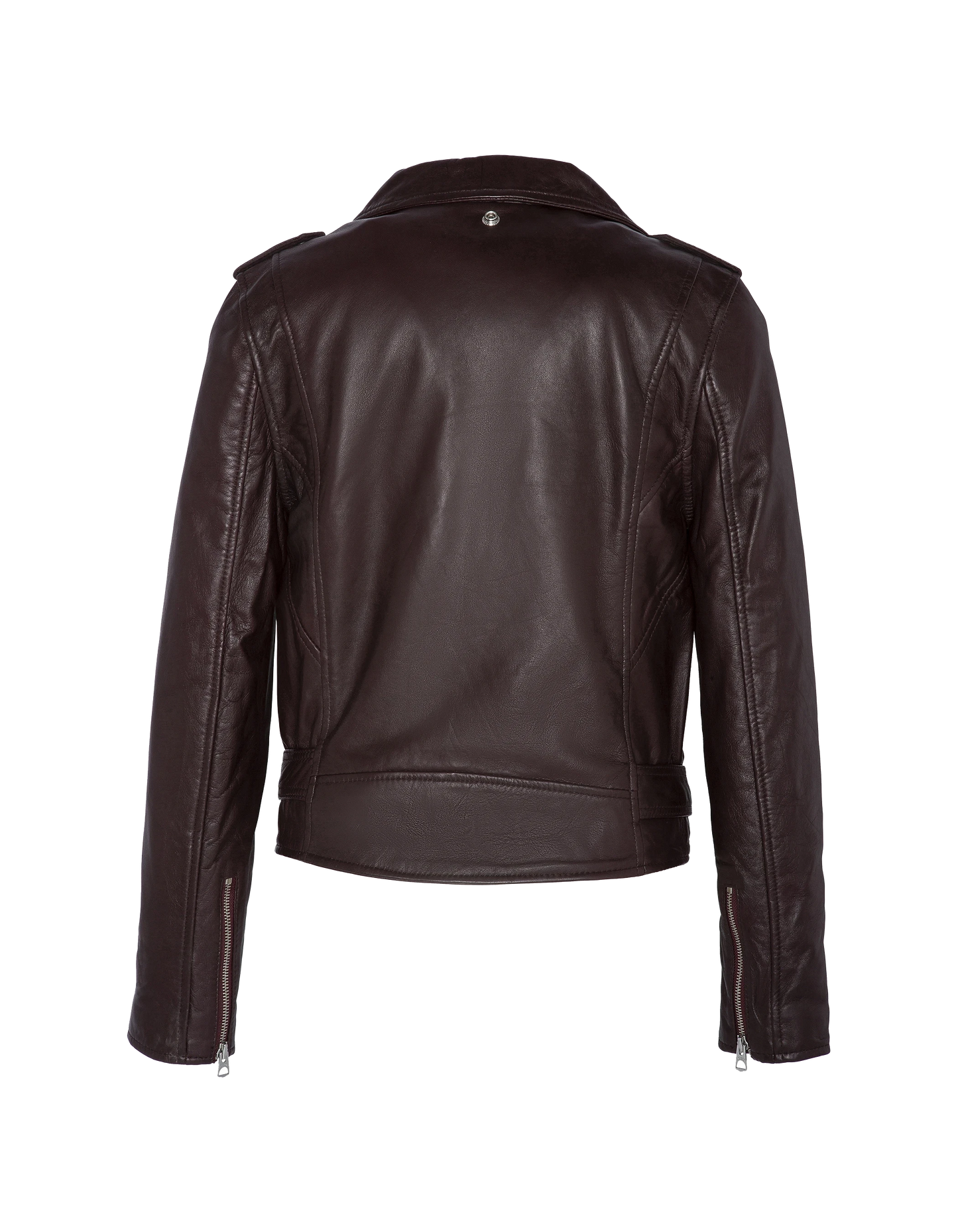 Perfecto® Plum Jacke mit Gürtel, Lammleder