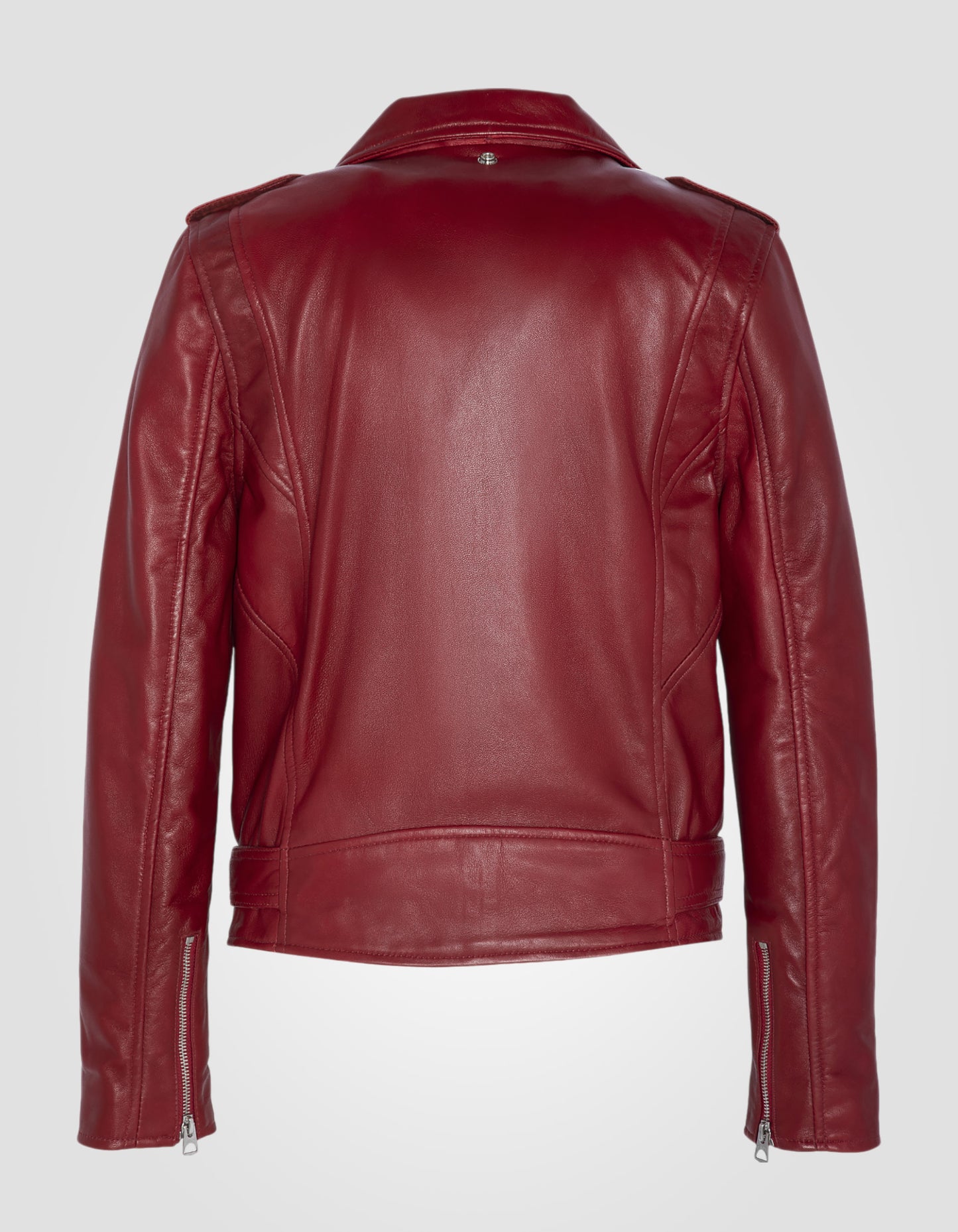 Red Perfecto® Jacke mit Gürtel, Lammleder, großer Größe