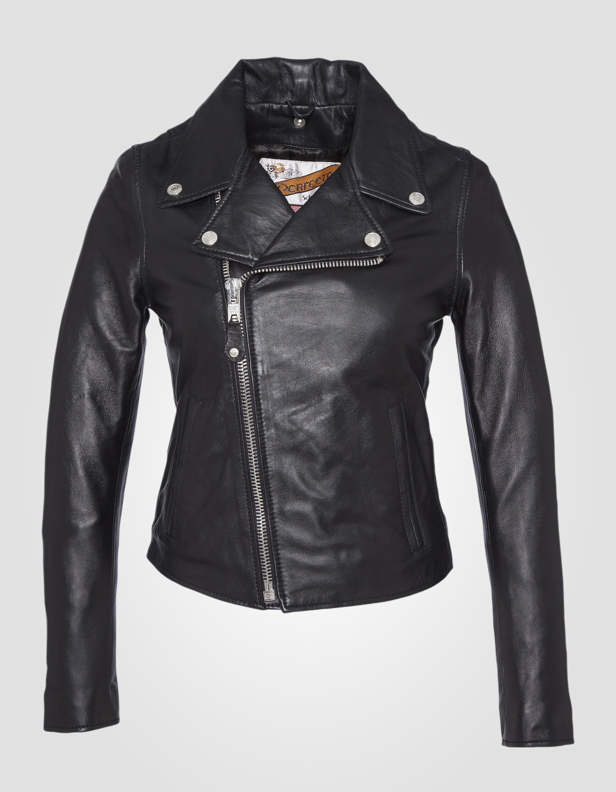 Blouson Cuir Perfecto Cuir Femme Schott Noir Blouson Perfecto Noir