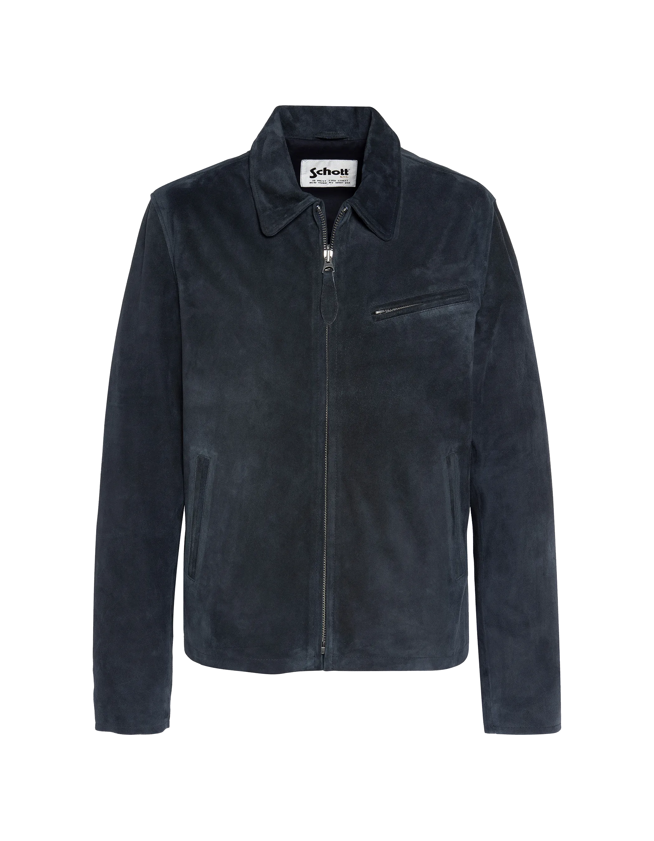 Suède Marque Vetement Danemark Blouson Suède Worker Bleu Marine