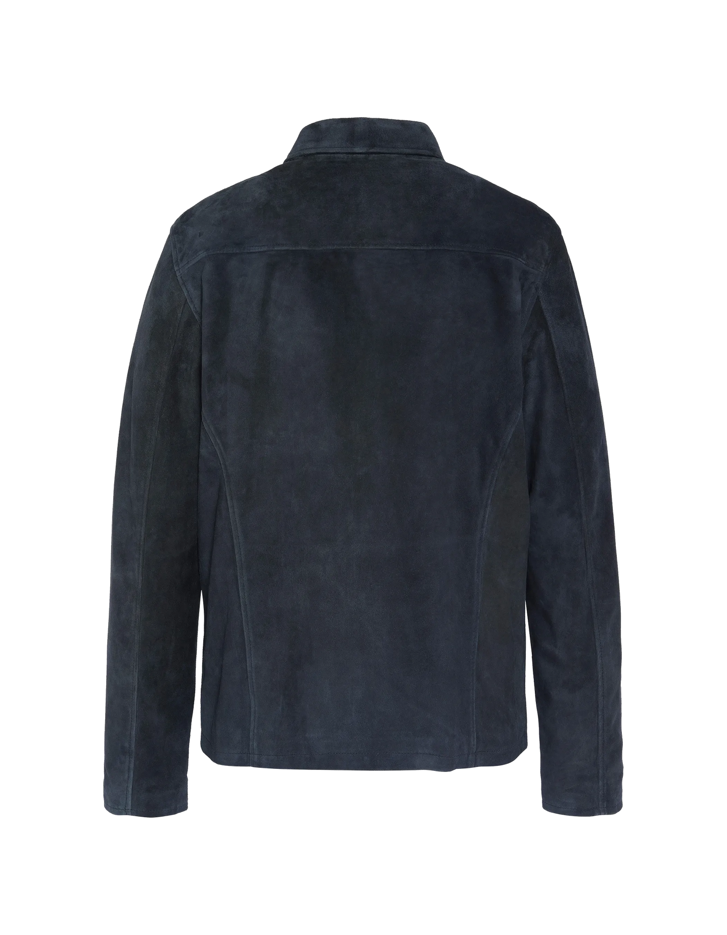 Dunkelblaue Schweden Arbeiterjacke, Samtziege