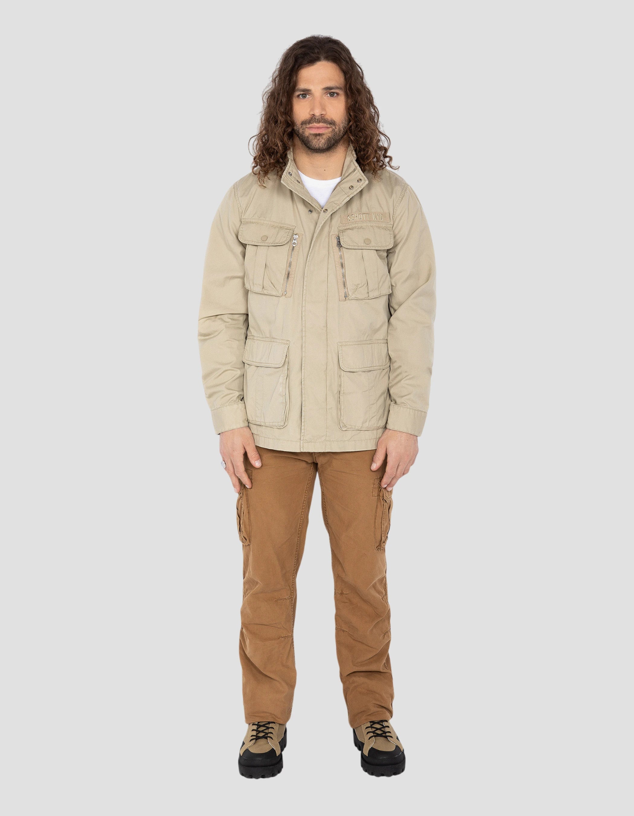 Light beige combat jacket - M1941X | Schott NYC® Light beige combat jacket - M1941X | Schott NYC®