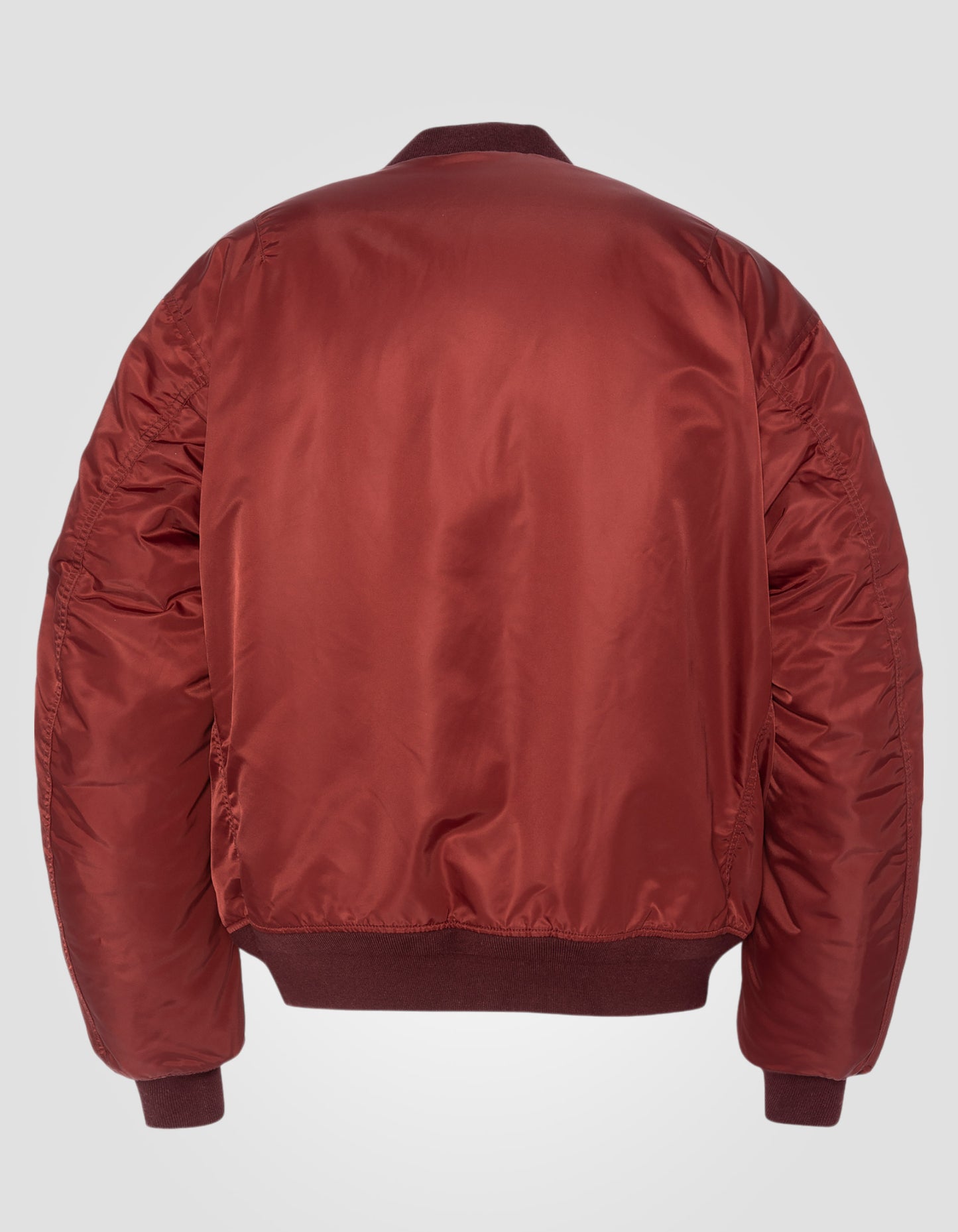 Bomber MA-1 gewaschener Cordovan in recyceltem Nylon, Komfortschnitt, großer Größe