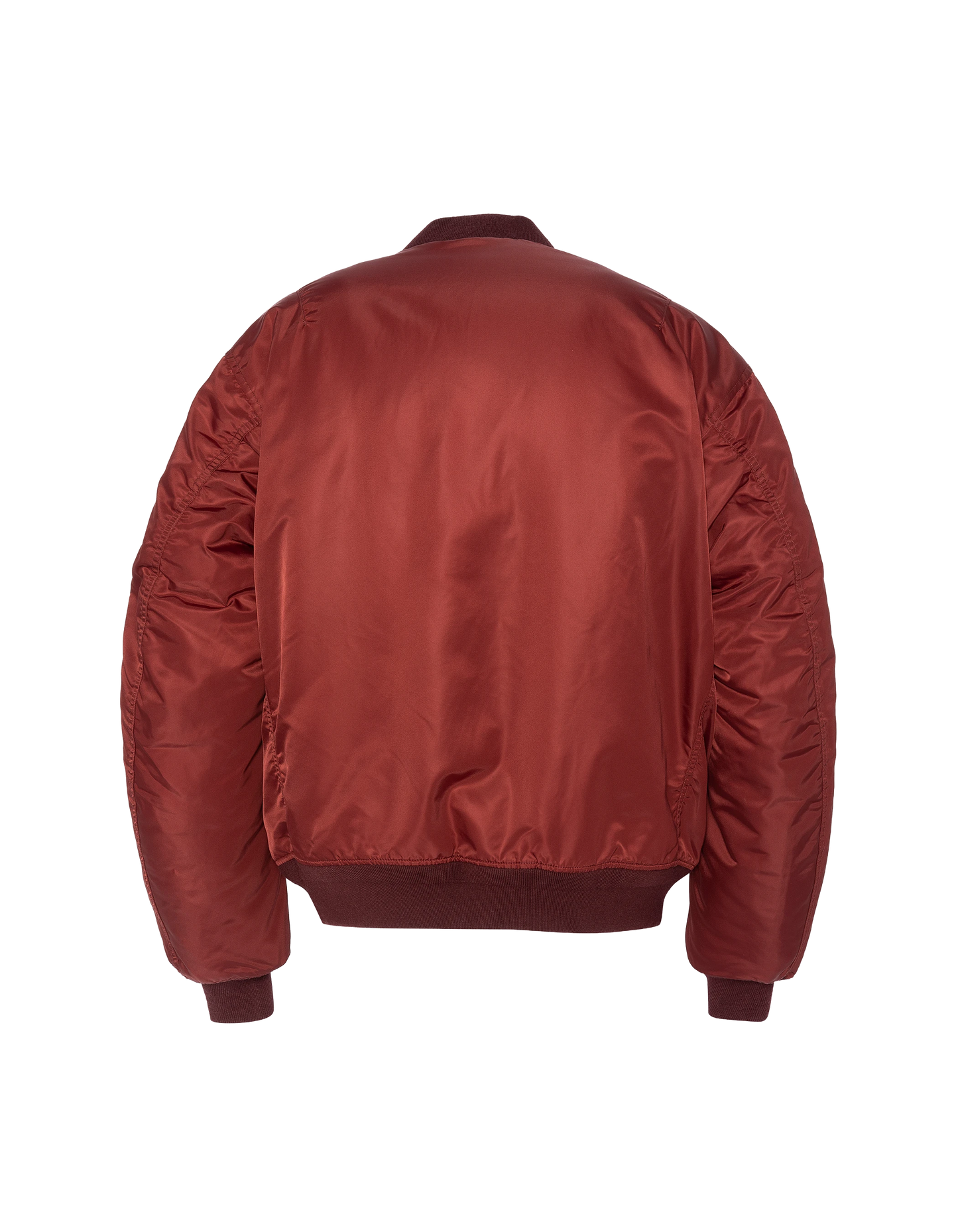 Bomber MA-1 lavé cordovan en nylon recyclé, coupe confort, grande taille