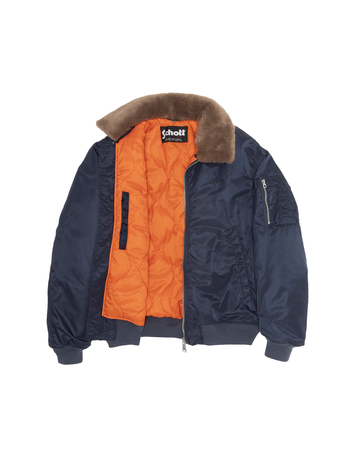 Blouson pilote vintage bleu marine foncé, coupe oversize