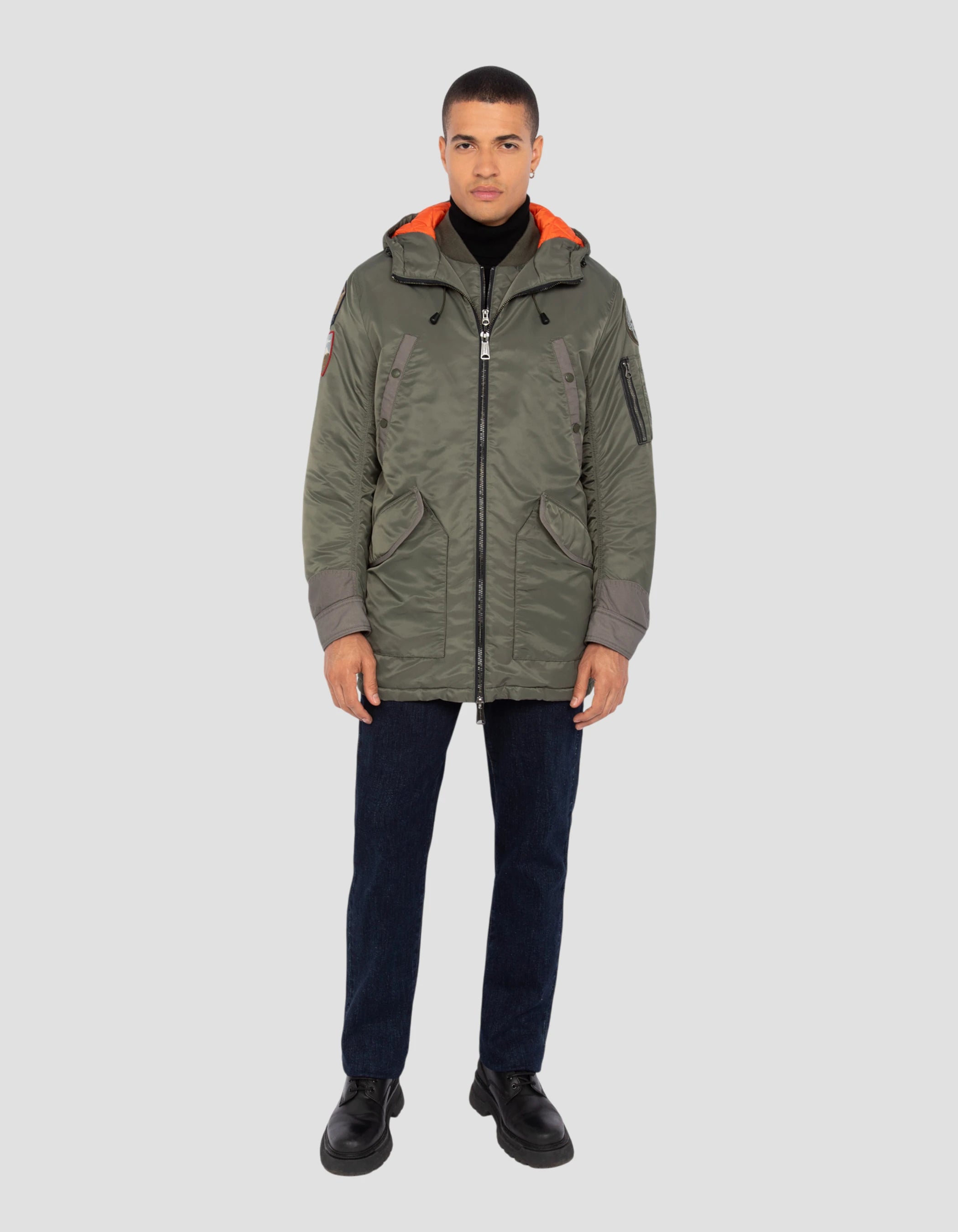 【希少】Schott × oldstussy n-3b Sage khaki parka type n -3b - n3bvintrs | Schott NYC®