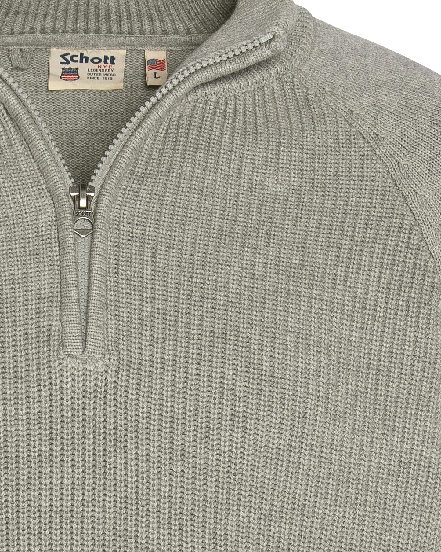 Pull camionneur gris chiné
