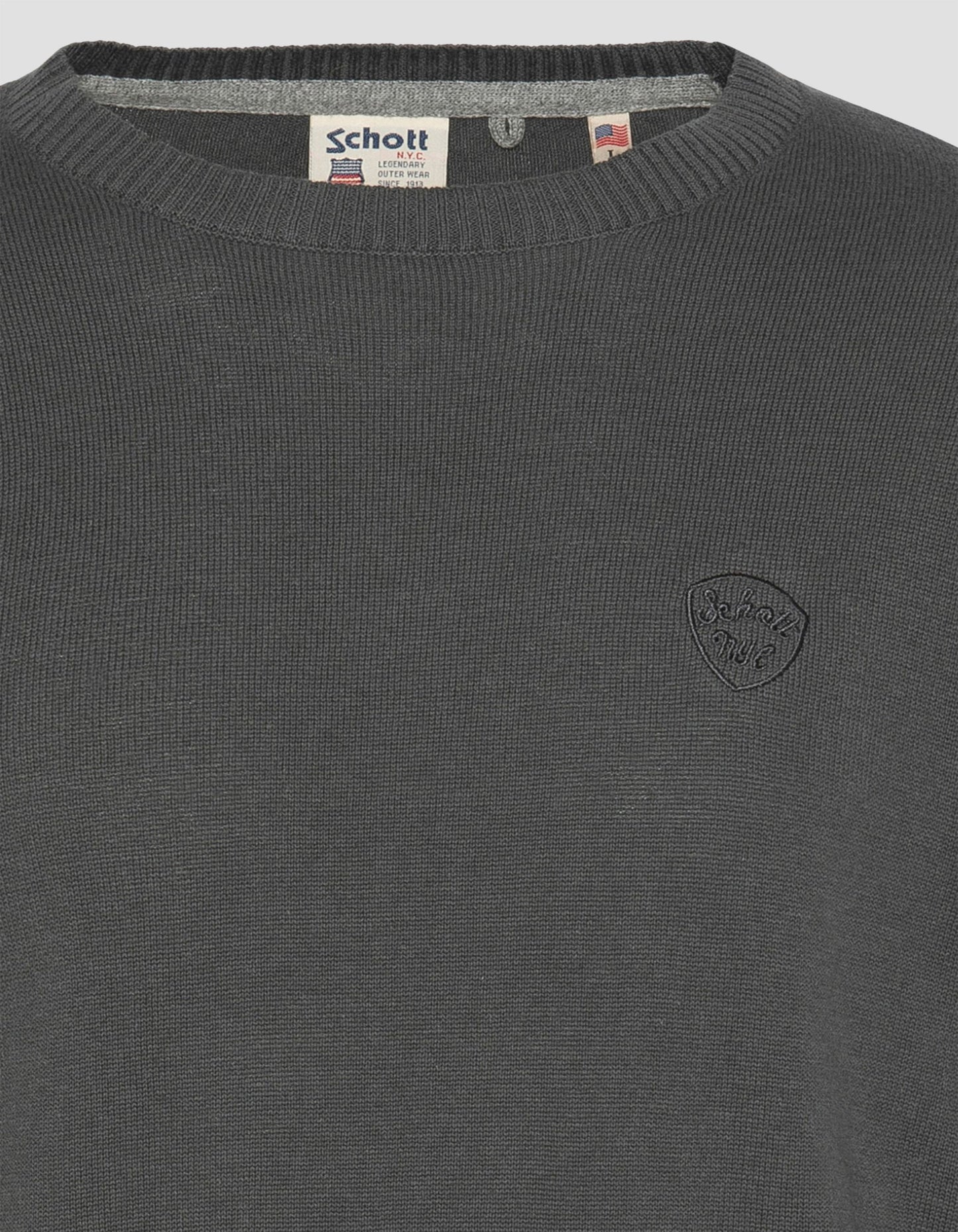 Fine anthracite round with round neck