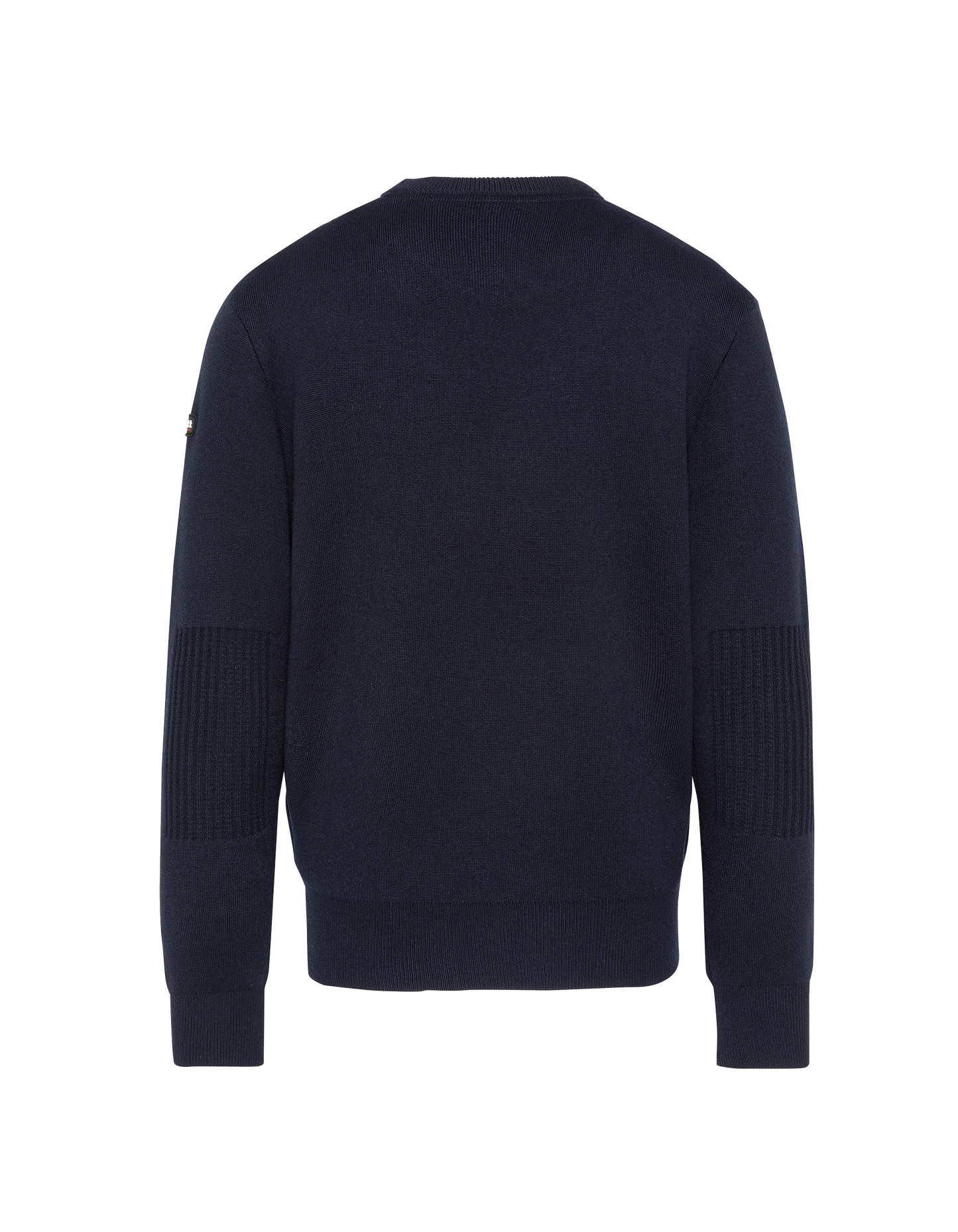 Suéter de cuello redondo azul marino, Milano Mesh