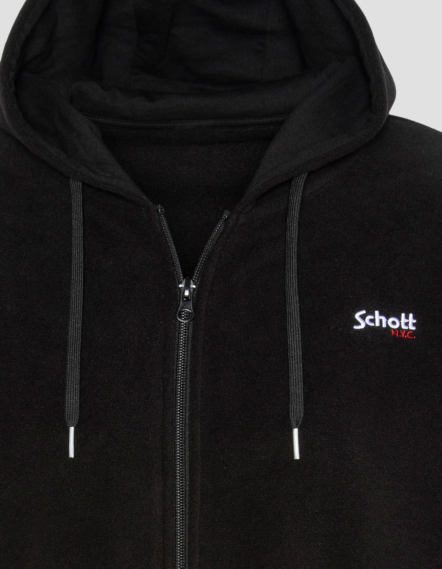 Gilet polaire à capuche