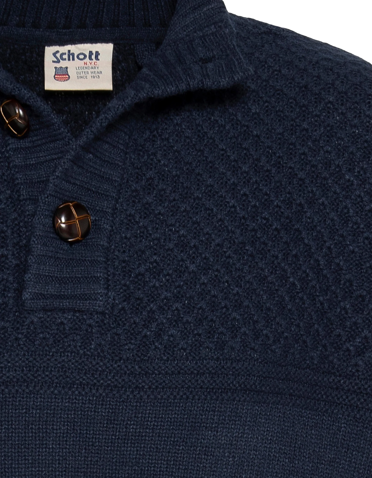 Pull camionneur bleu marine