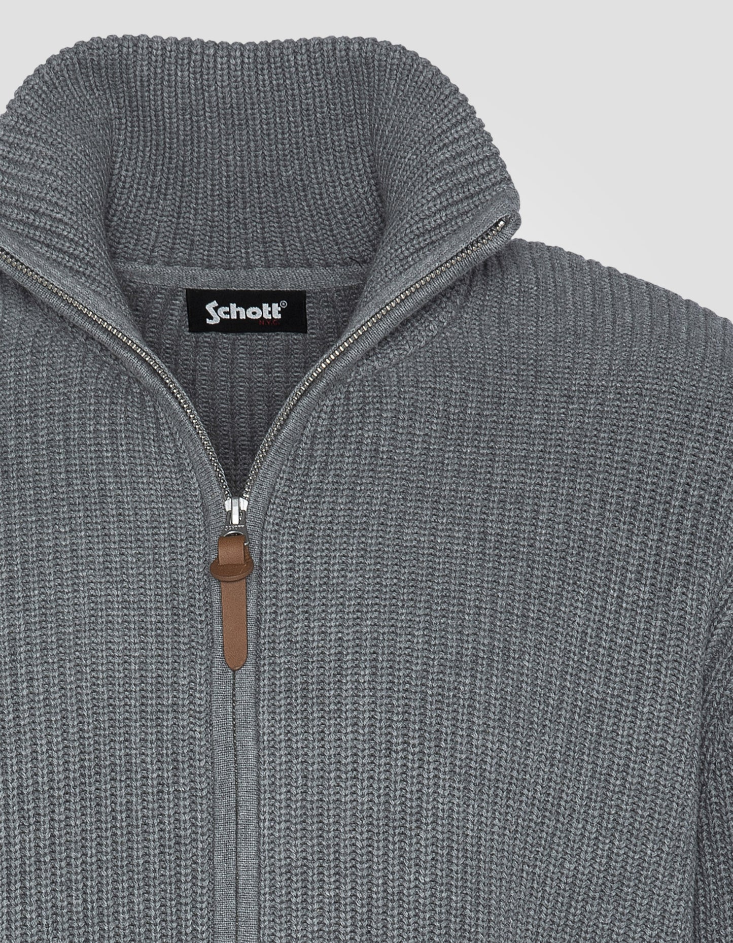 Gilet en maille côtelée