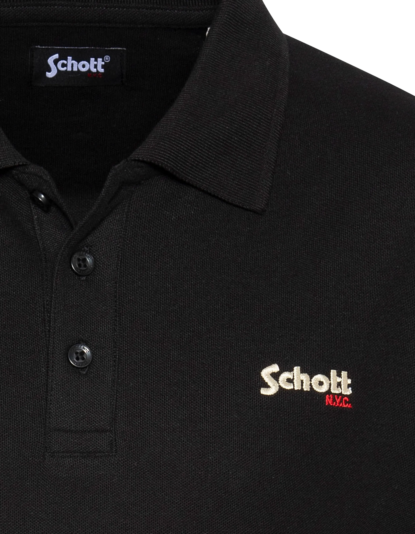 Maglietta di cotone nero