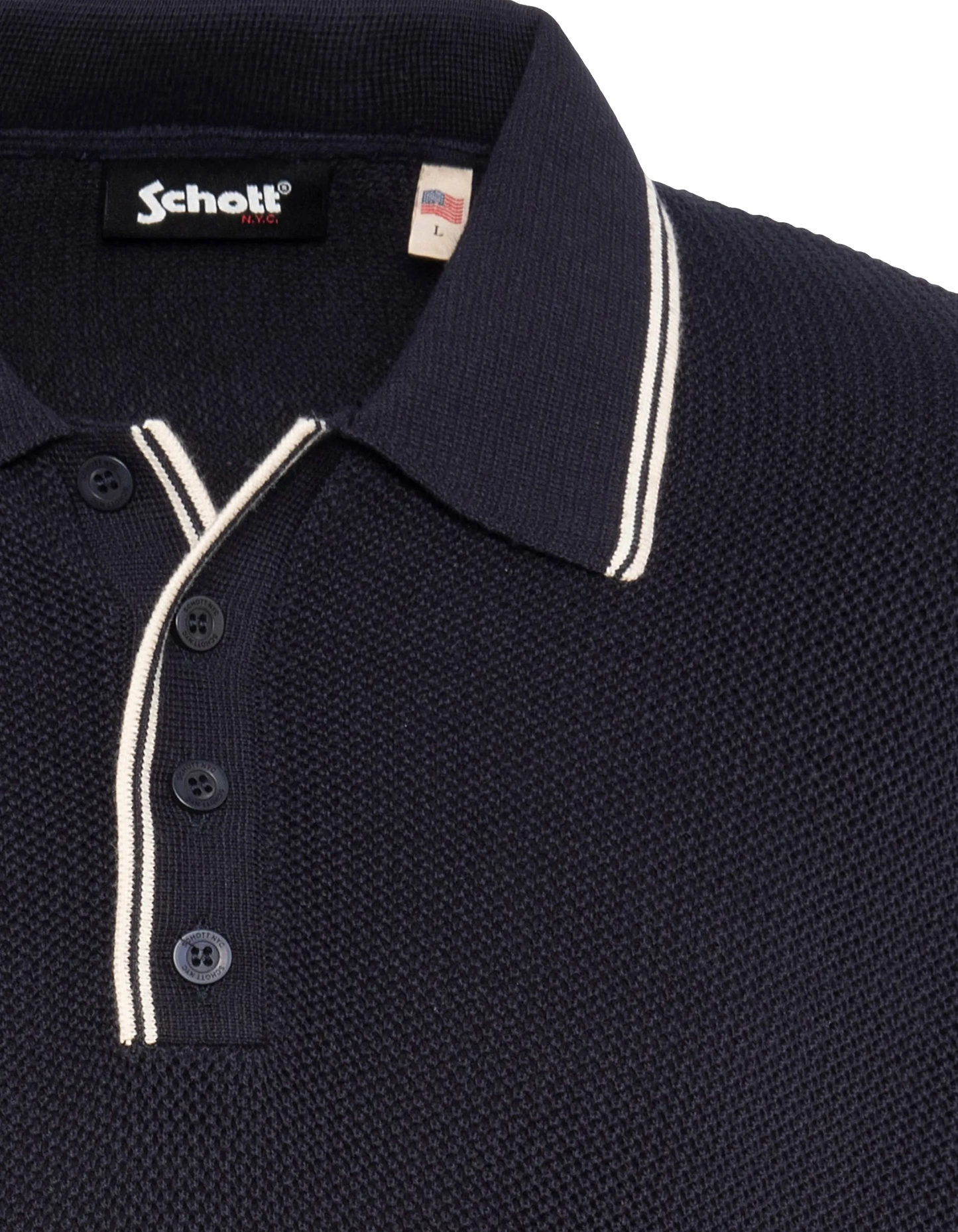 Shirt retrò blu blu navy in mesh