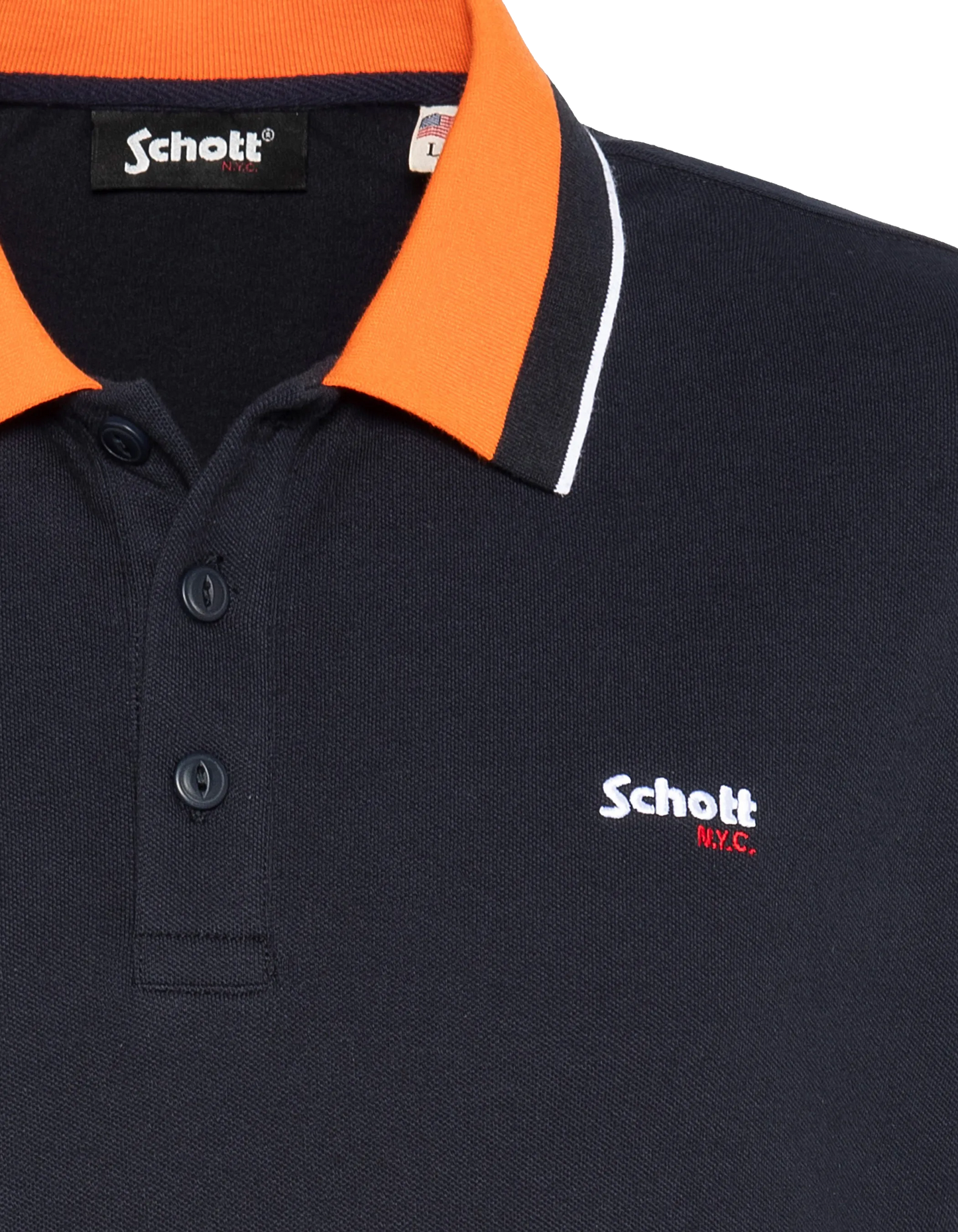 Polo casual azul marino