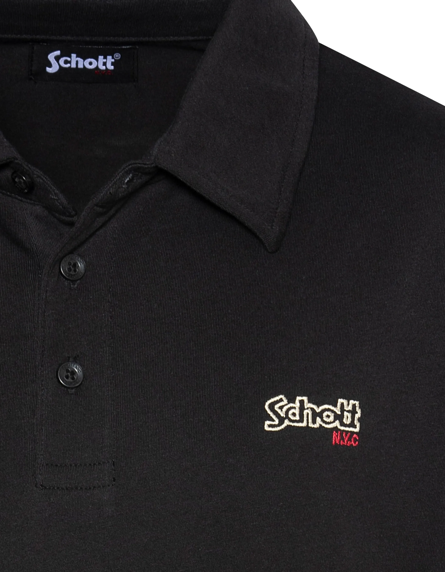 Black Jersey Polo