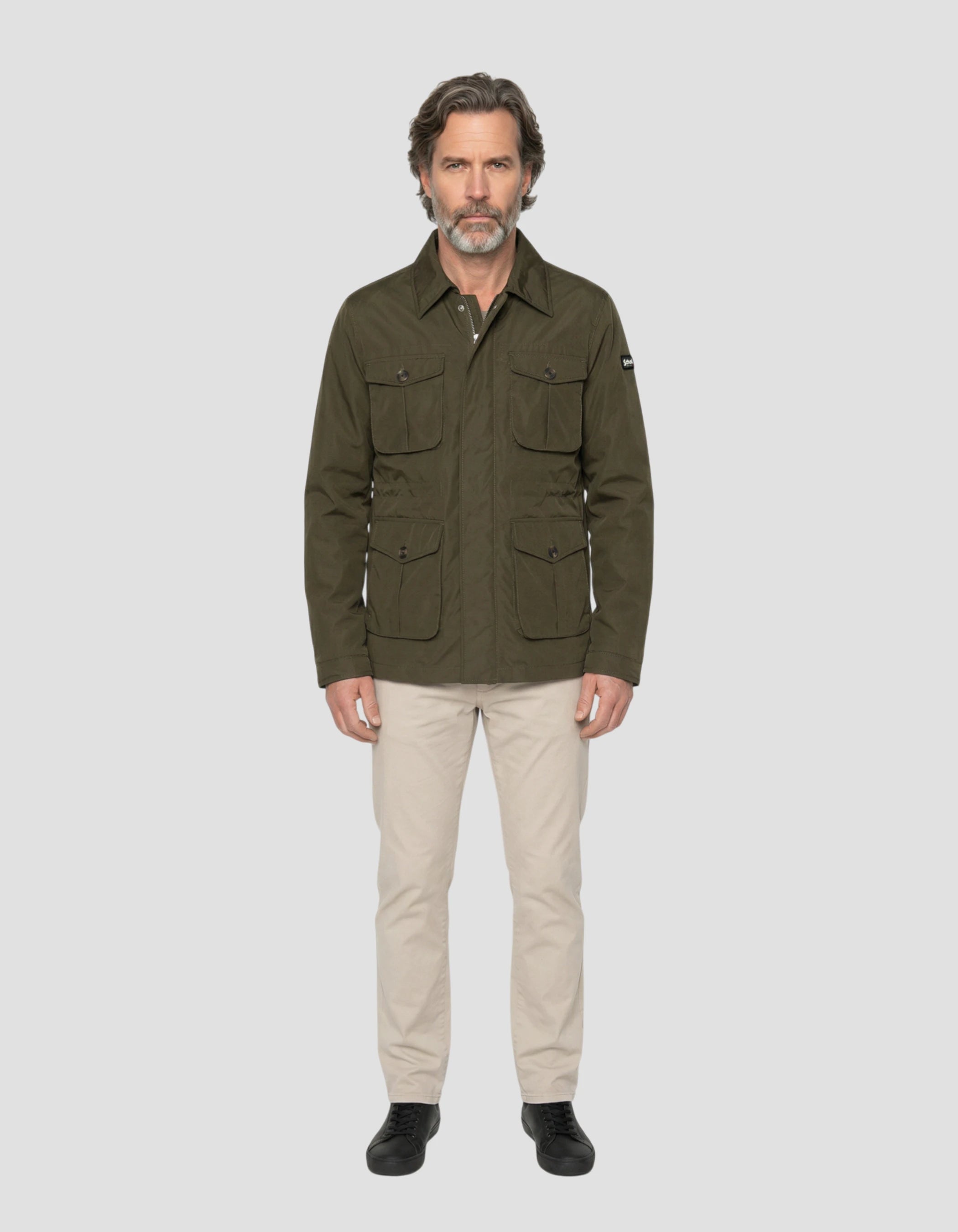Khaki military parka - SAHARA25 | Schott NYC®