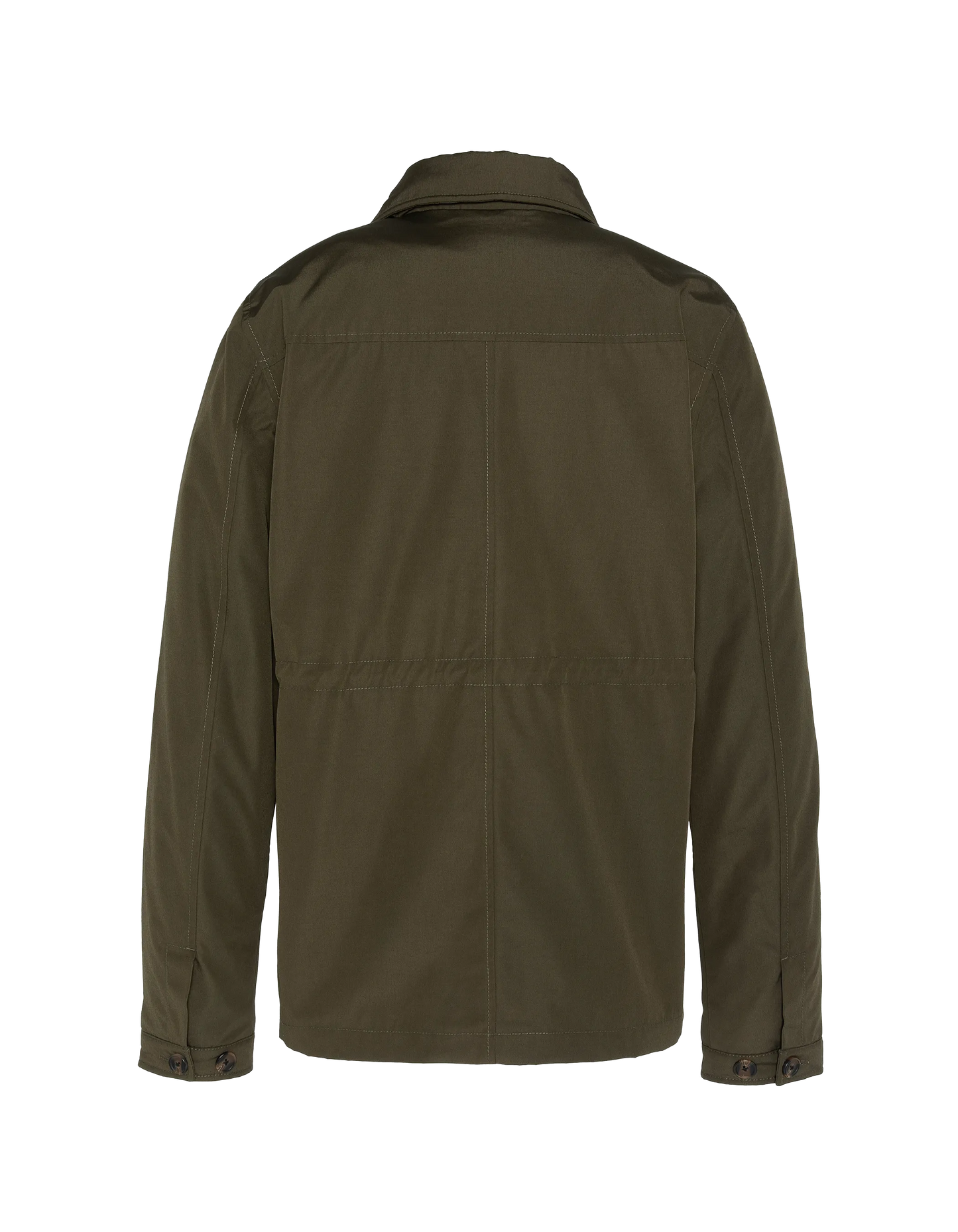 Khaki military parka
