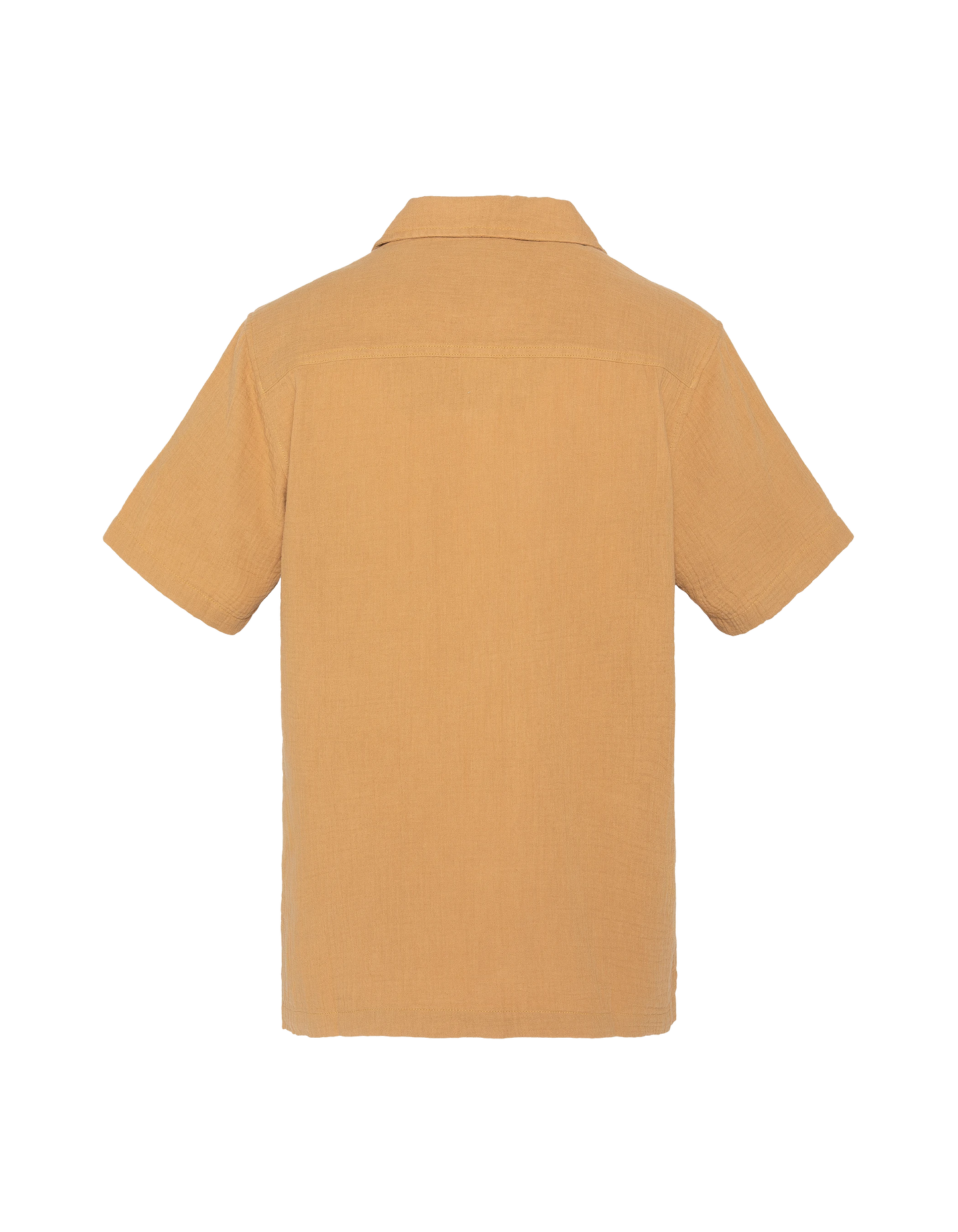 Chemisette miel en gaze de coton