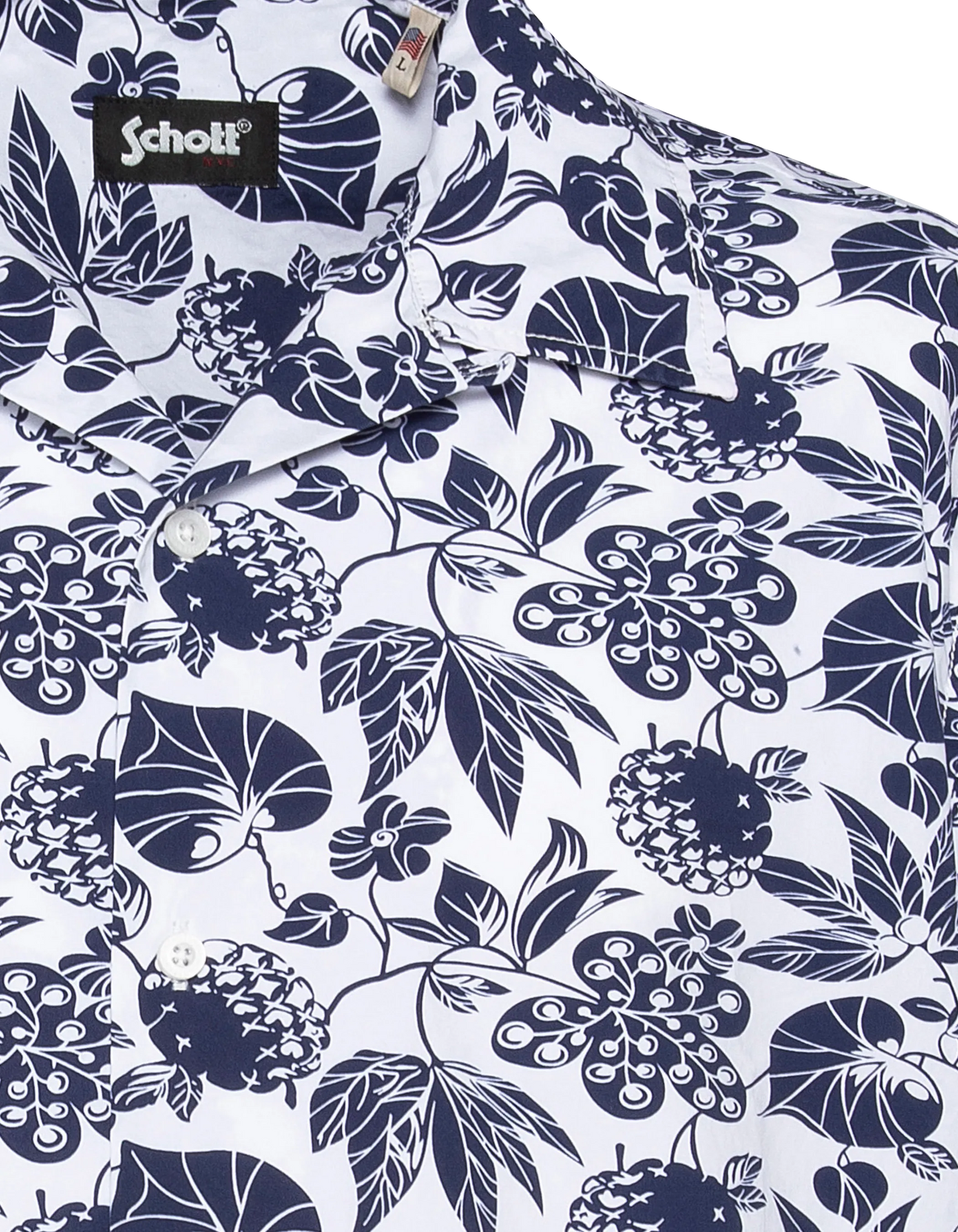 White Hawaiian shirt