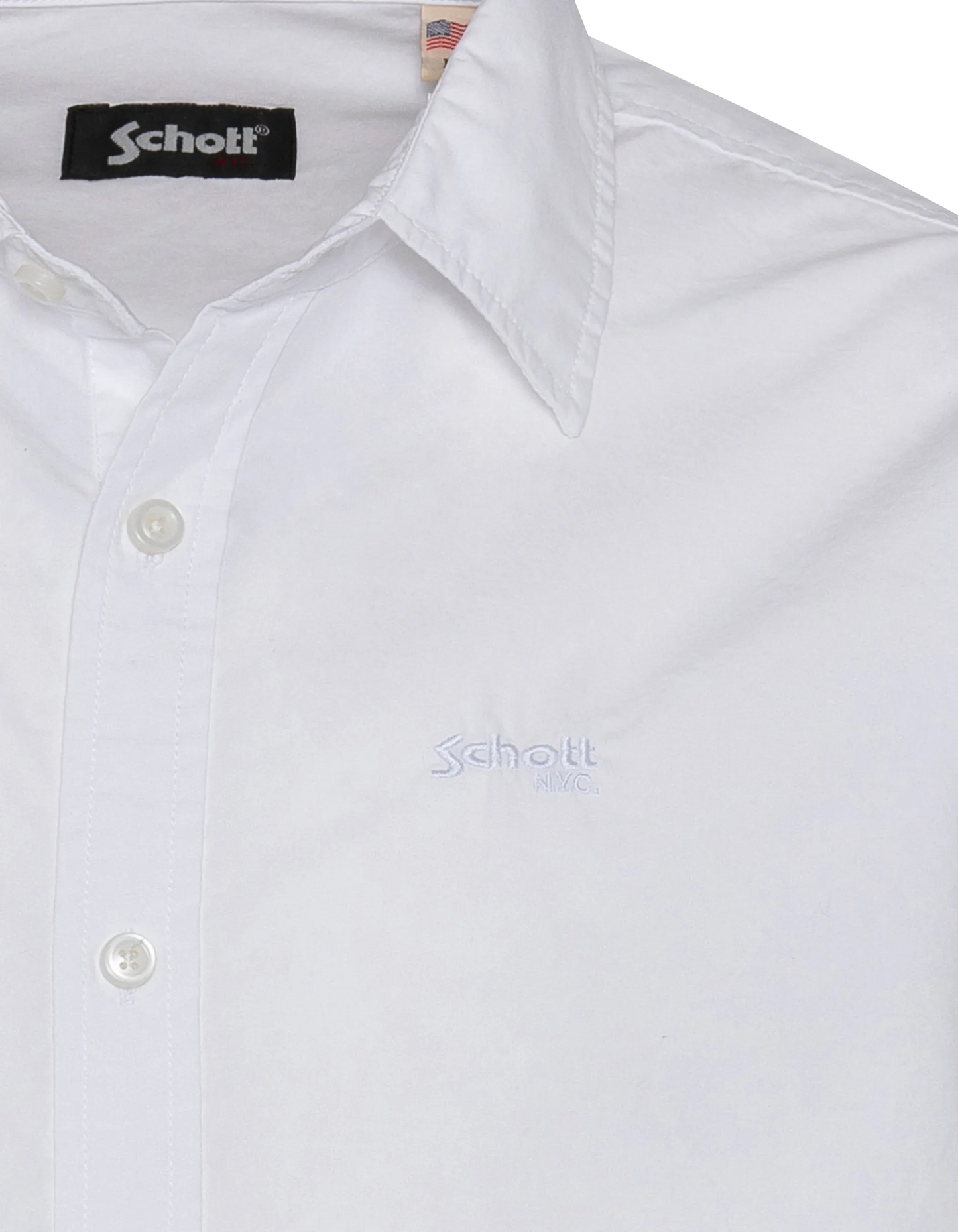 Camicia bianca a maniche lunghe