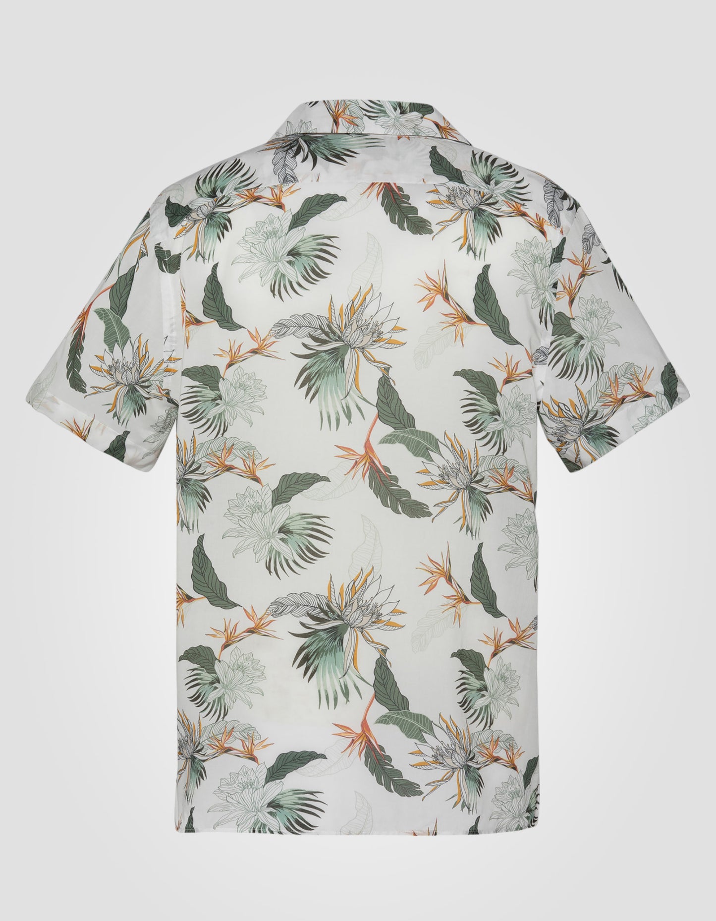 Camisa hawaiana blanca