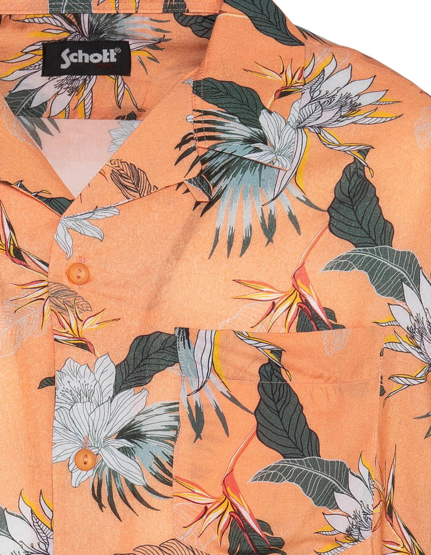 Orange Hawaiian shirt