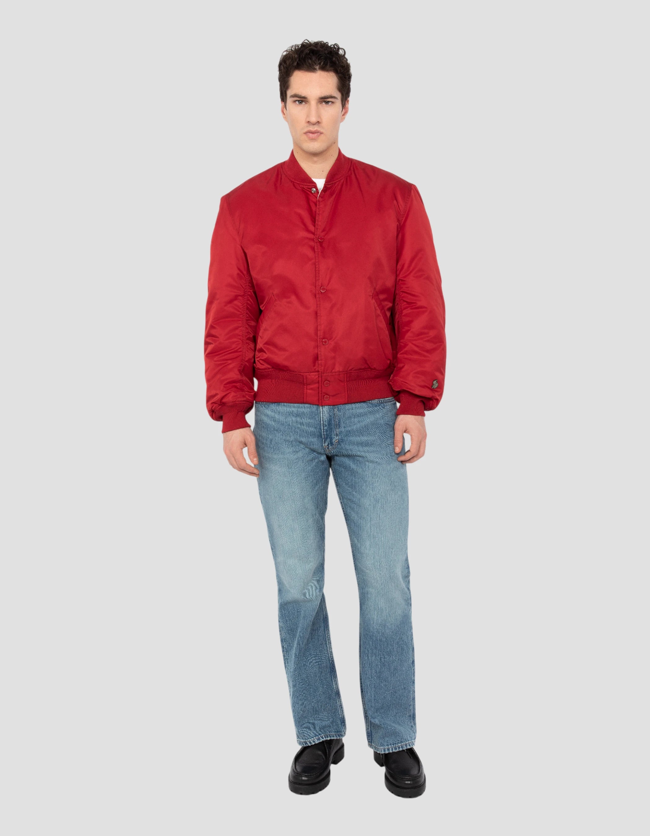 Oversize urban dark red jacket - SPORTING | Schott NYC®
