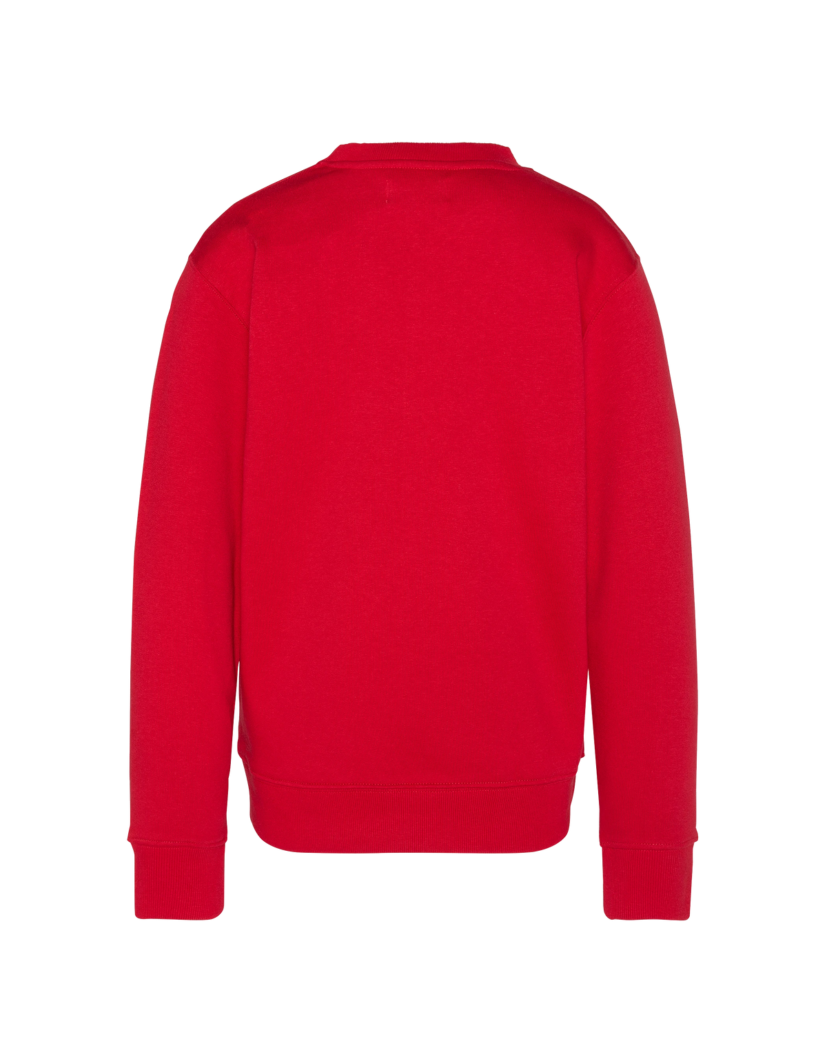 Sweatshirt col rond rouge imprimé enfant