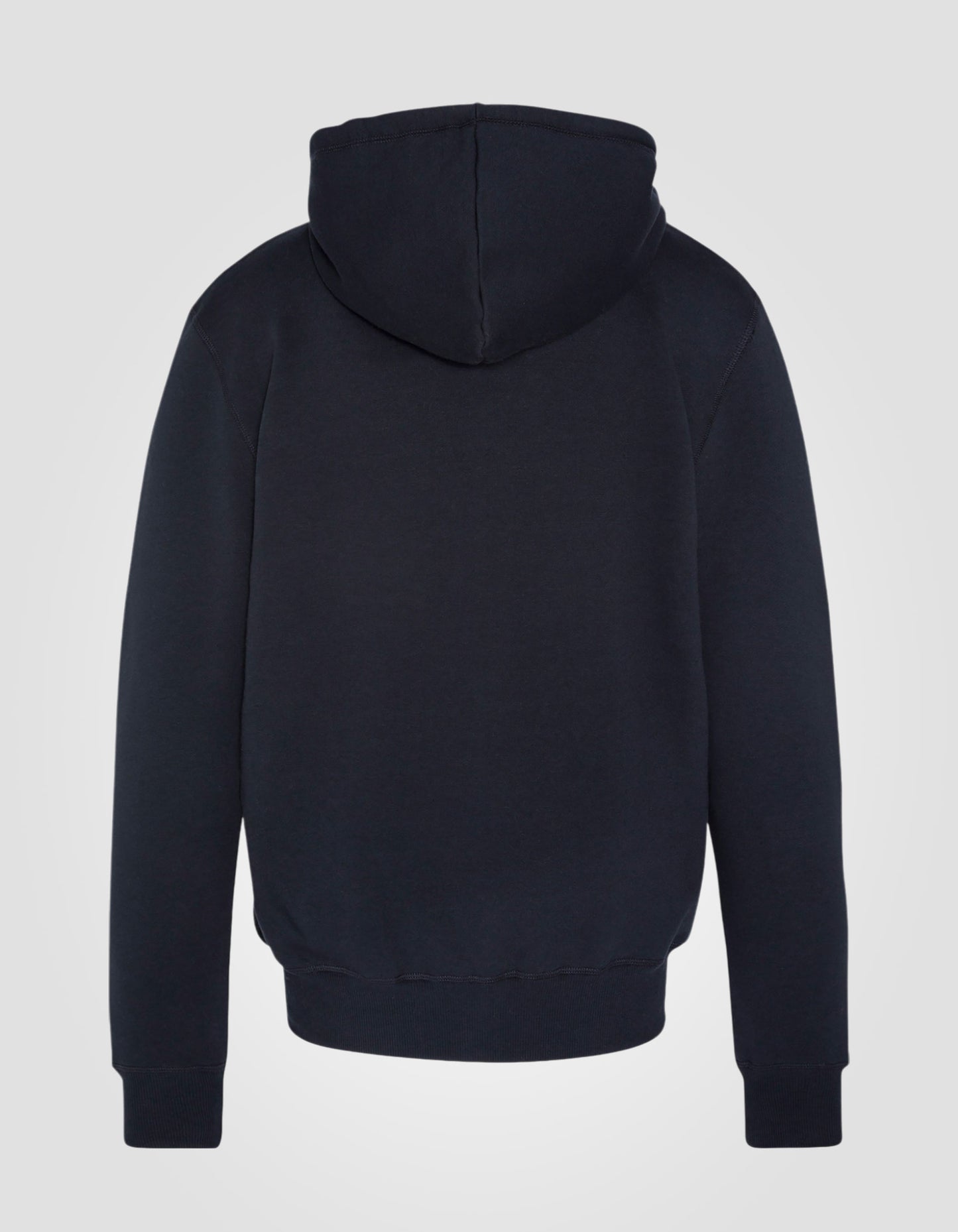 Navy blue zipped sweatshirt with thick fleece
