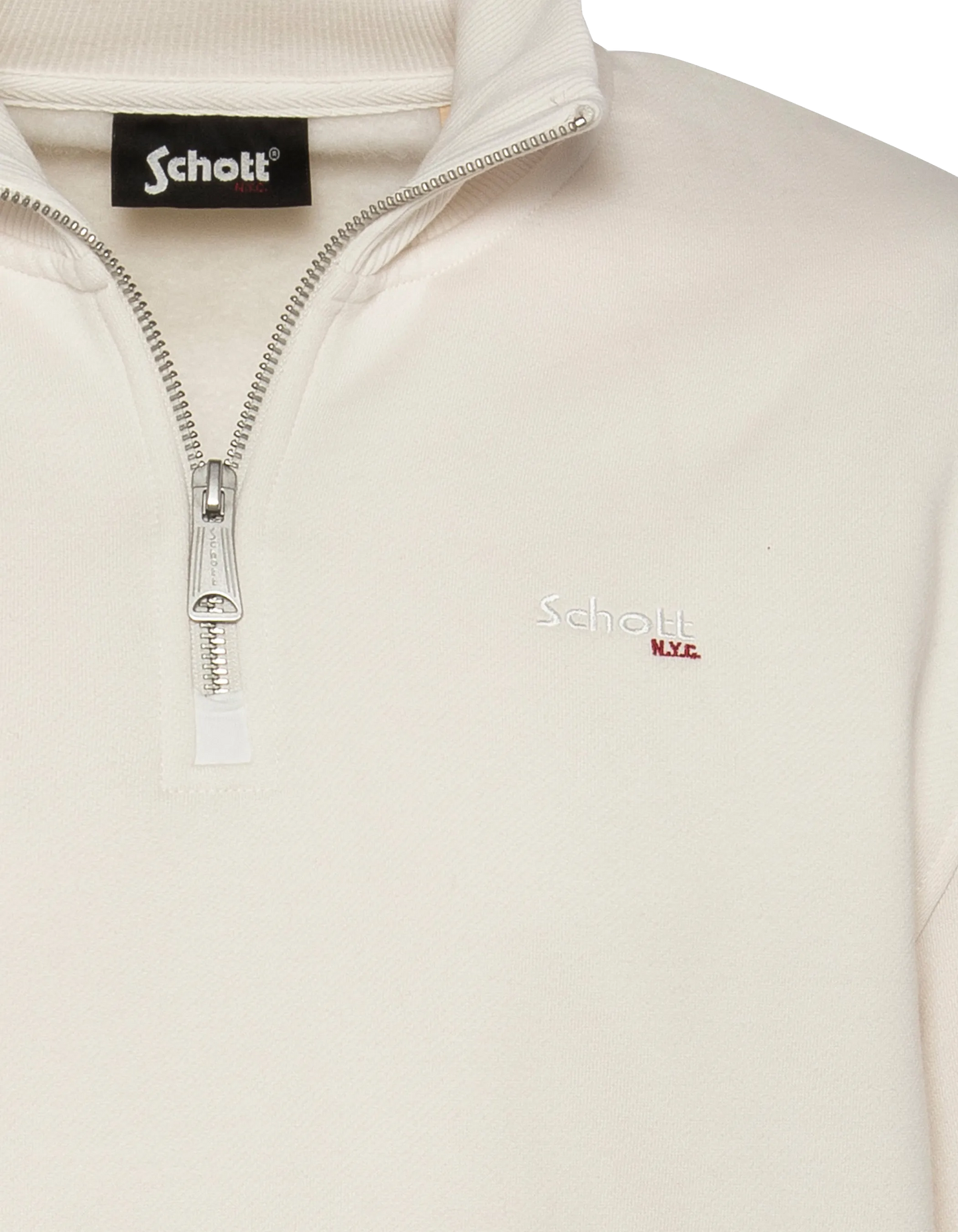 Spaccata Trucker White Trucker rotto in pile spessa