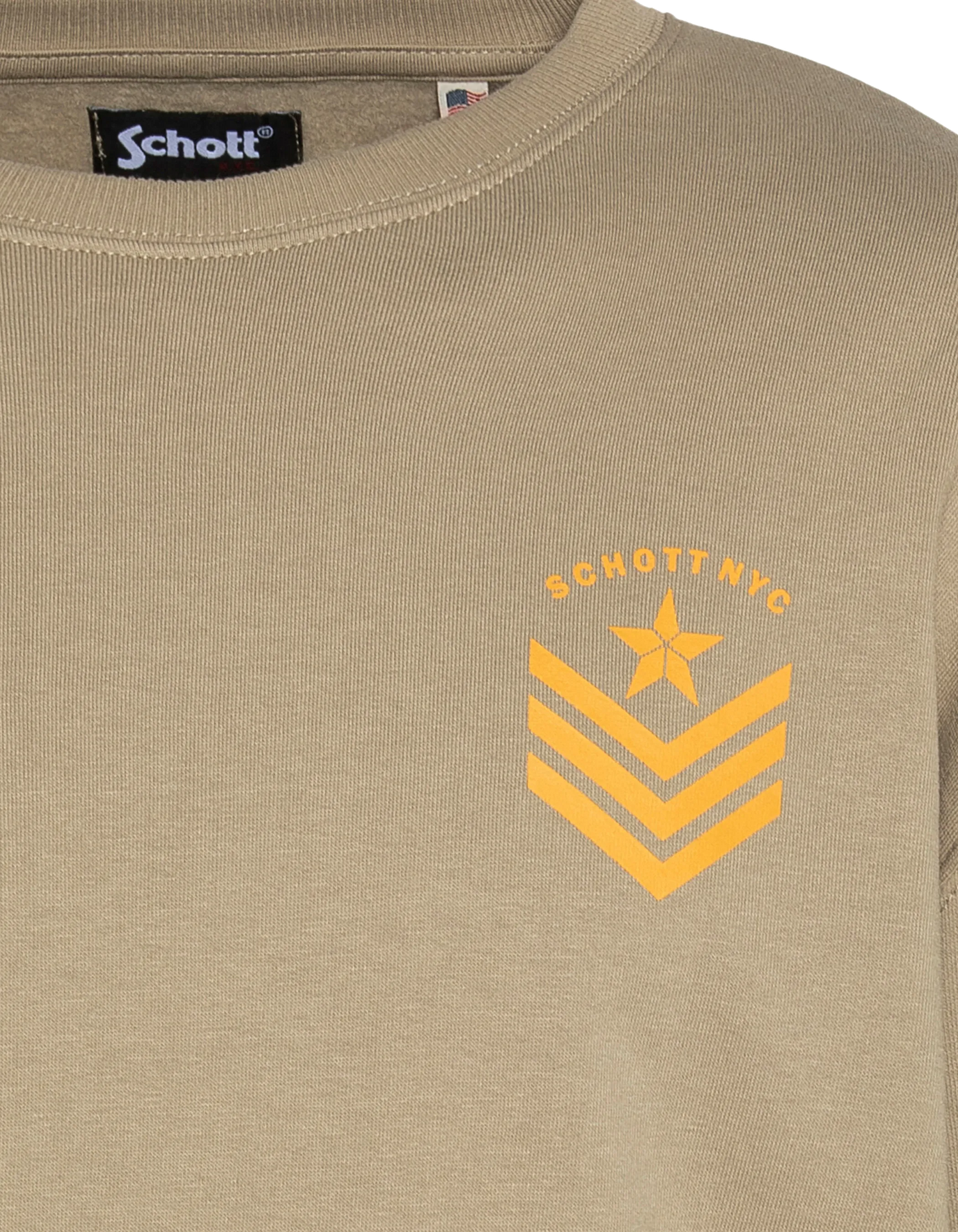 Sudadera de masilla impresa en el ejército