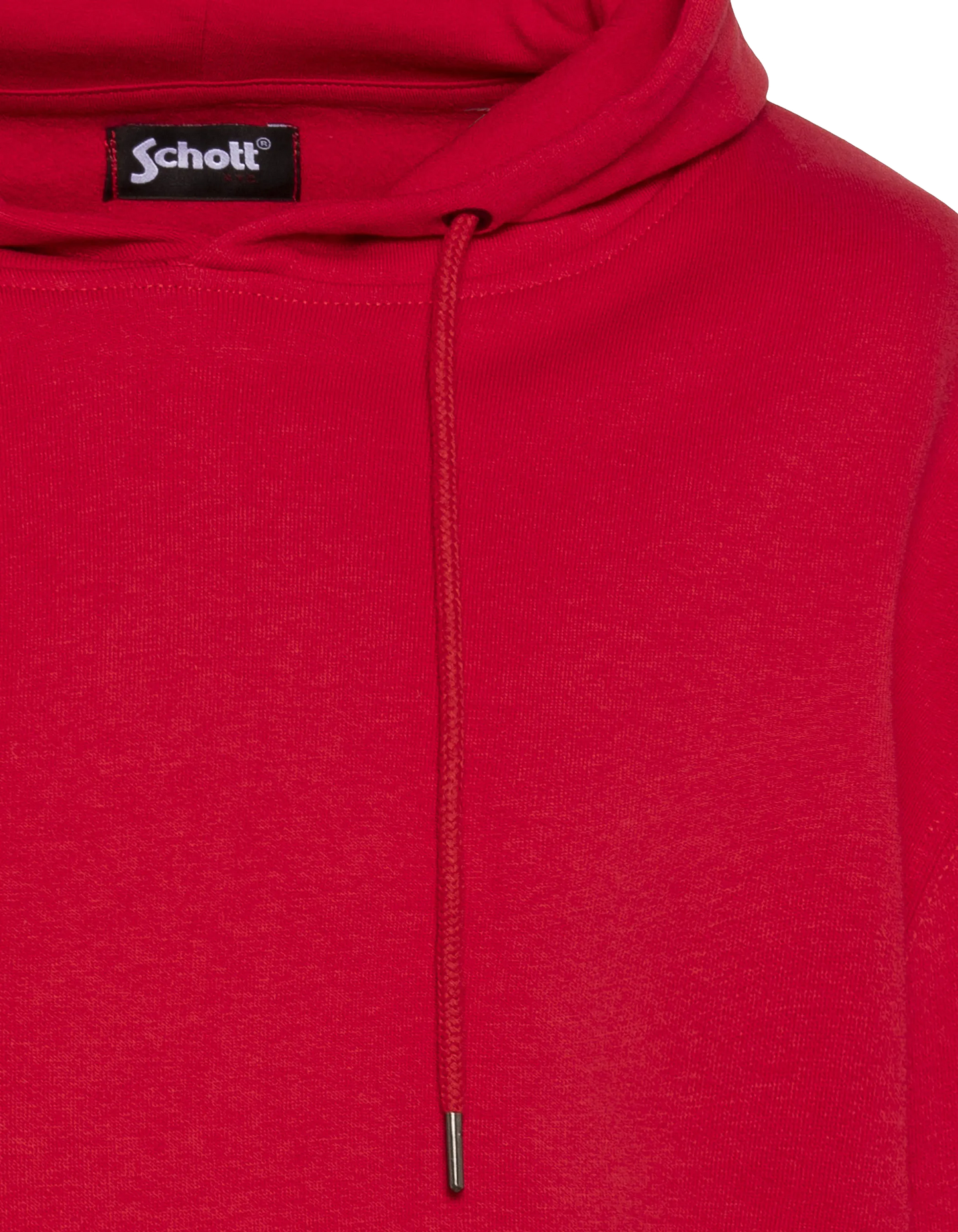 Spaccata con cappuccio rosso con cappuccio