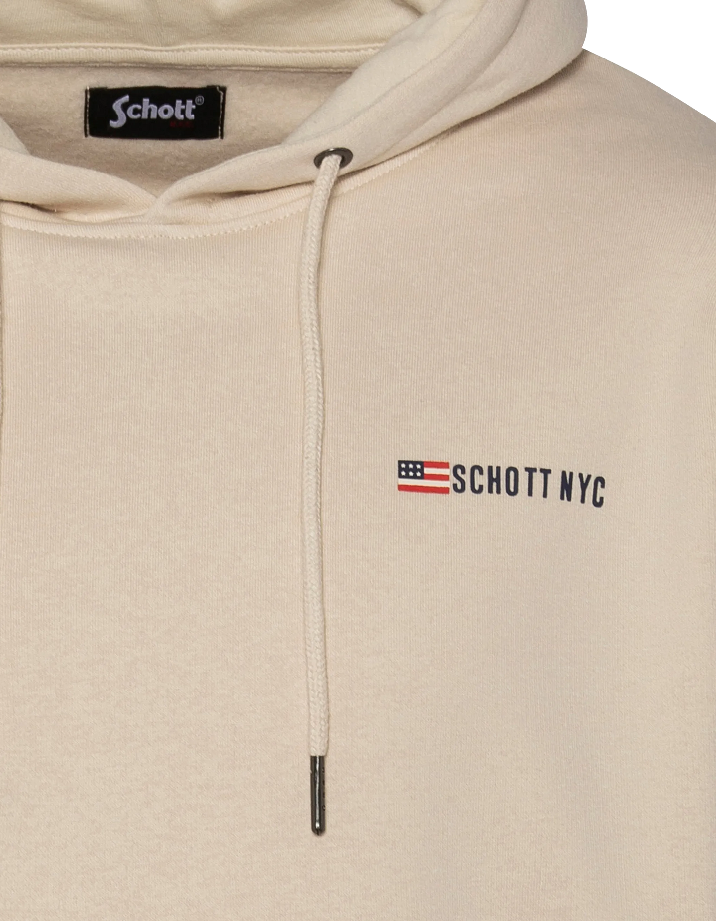 Felpa con cappuccio di sabbia