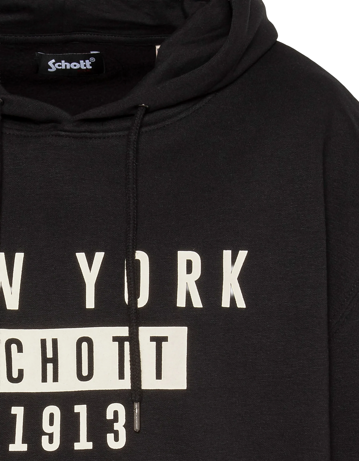 Sweatshirt col rond NEW YORK noir