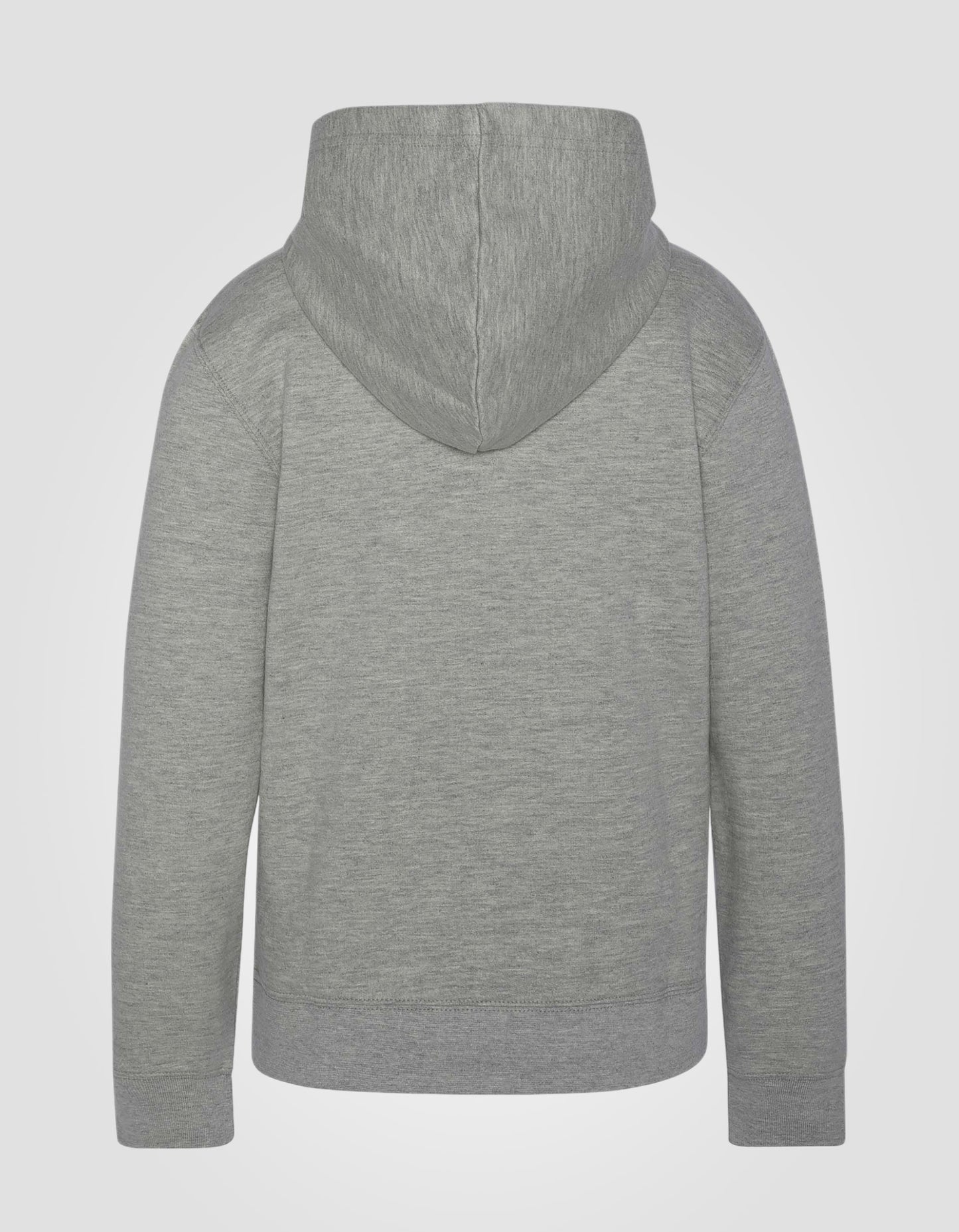 Graues Sweatshirt von Kindern mit Kapuzenpapier