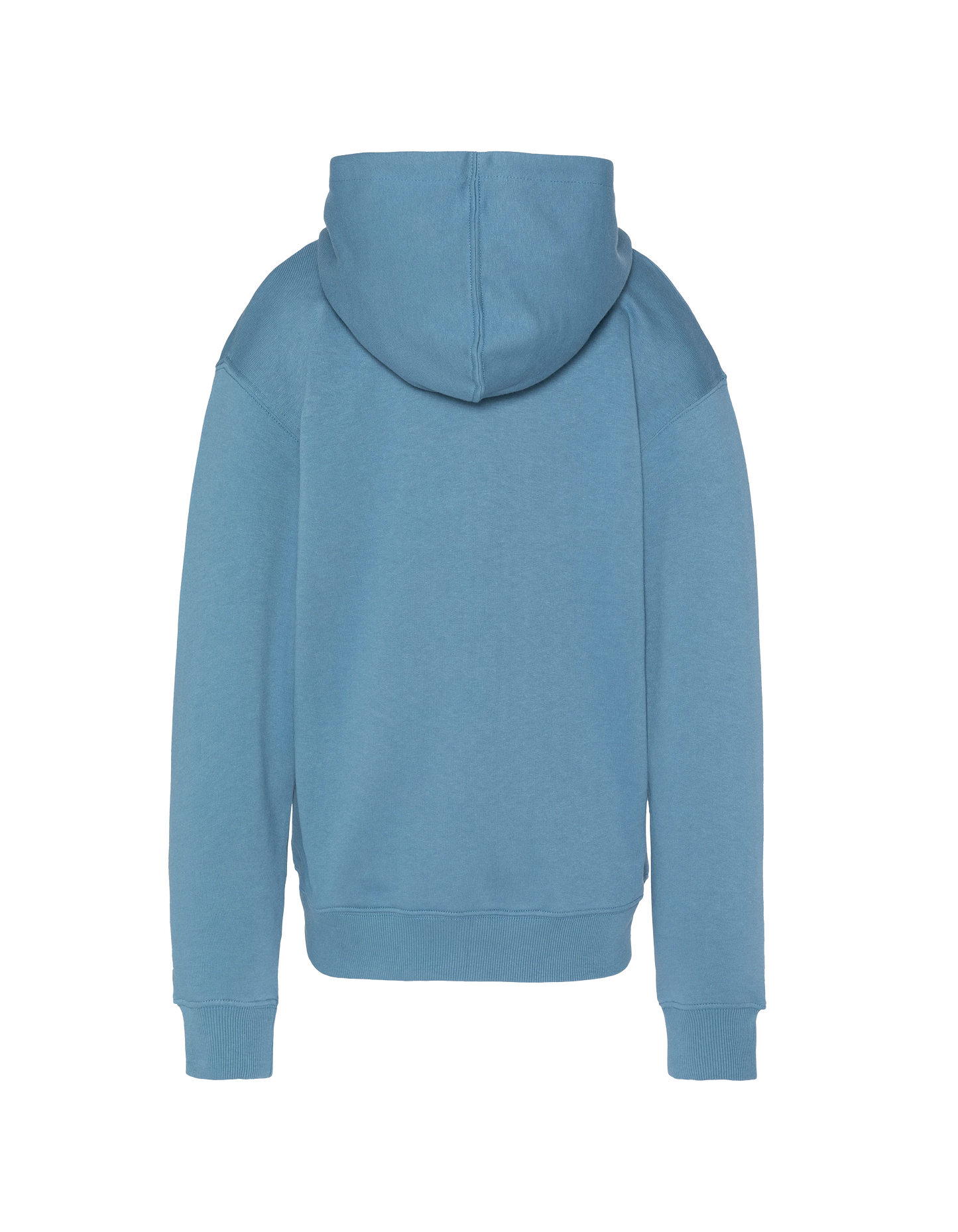 Sweatshirt zippé bleu jean à capuche enfant