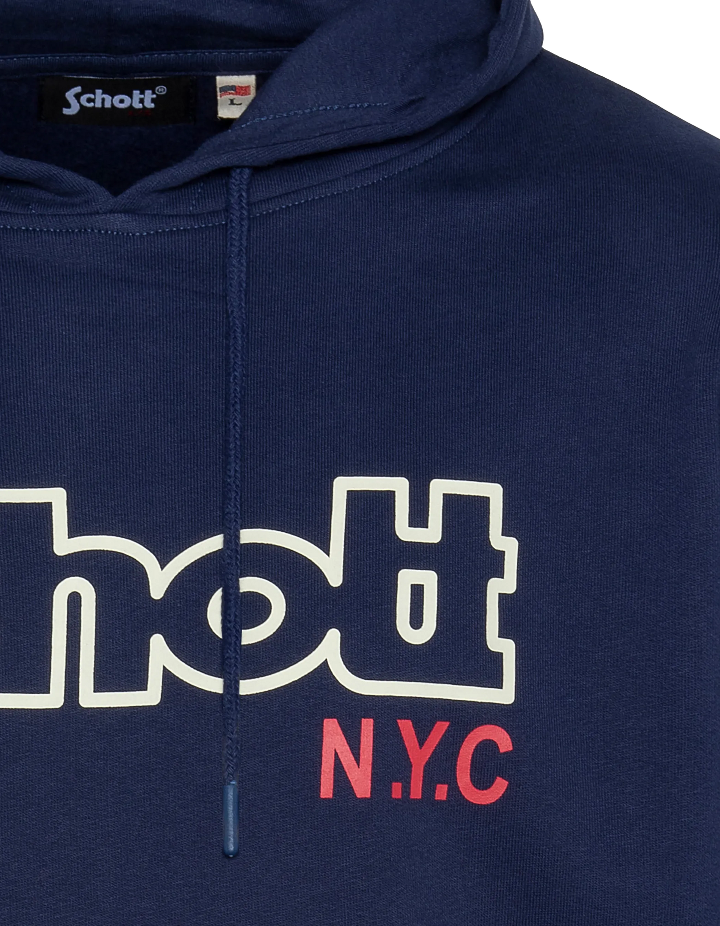 Sweatshirt bleu marine à capuche