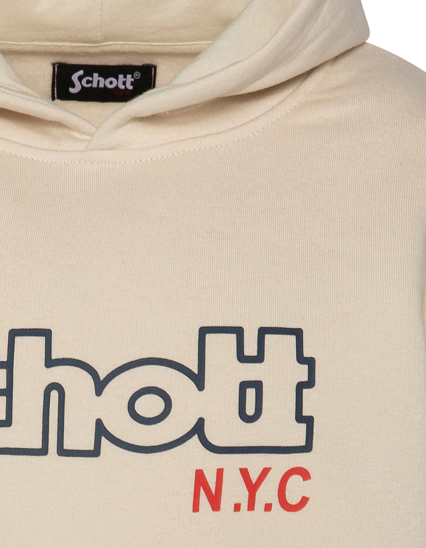 Kinder-Sweatshirt mit Kapuze und Sand-Print