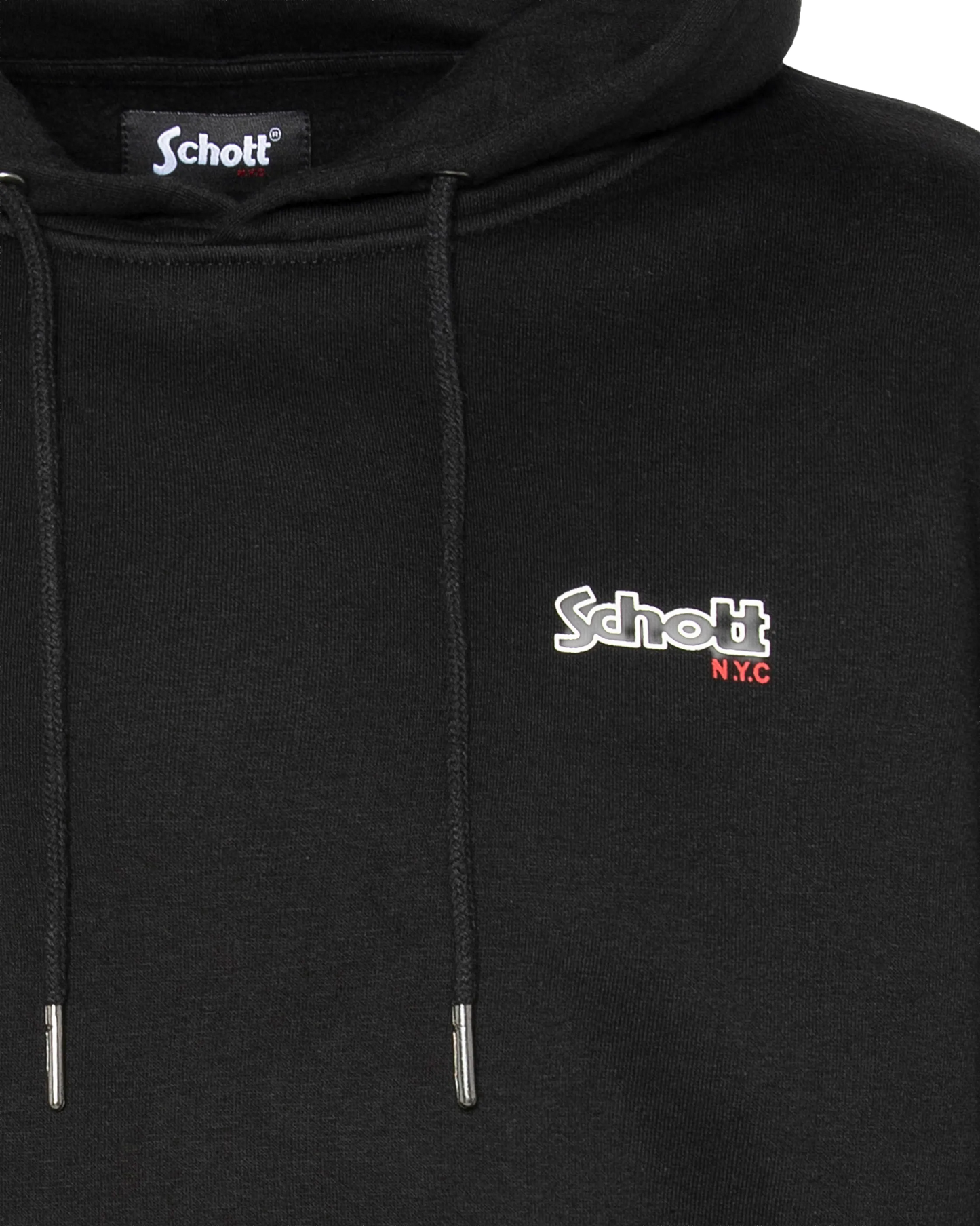 Black pullover hoodie