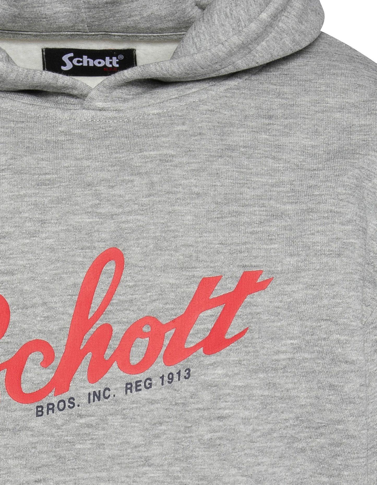 Graues Sweatshirt von Kindern mit Kapuzenpapier