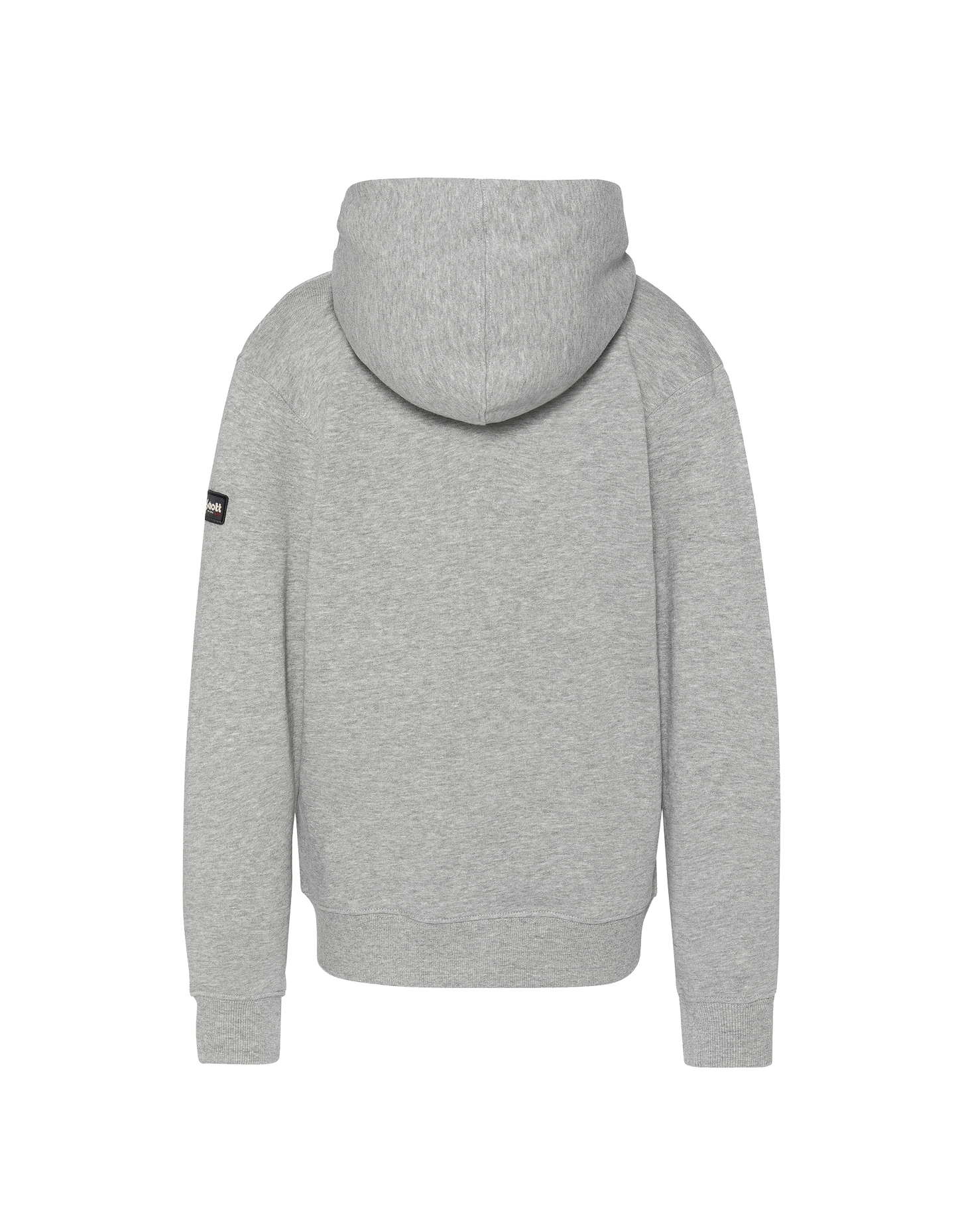 Child -shaped gray jaw zipped sweatshirt