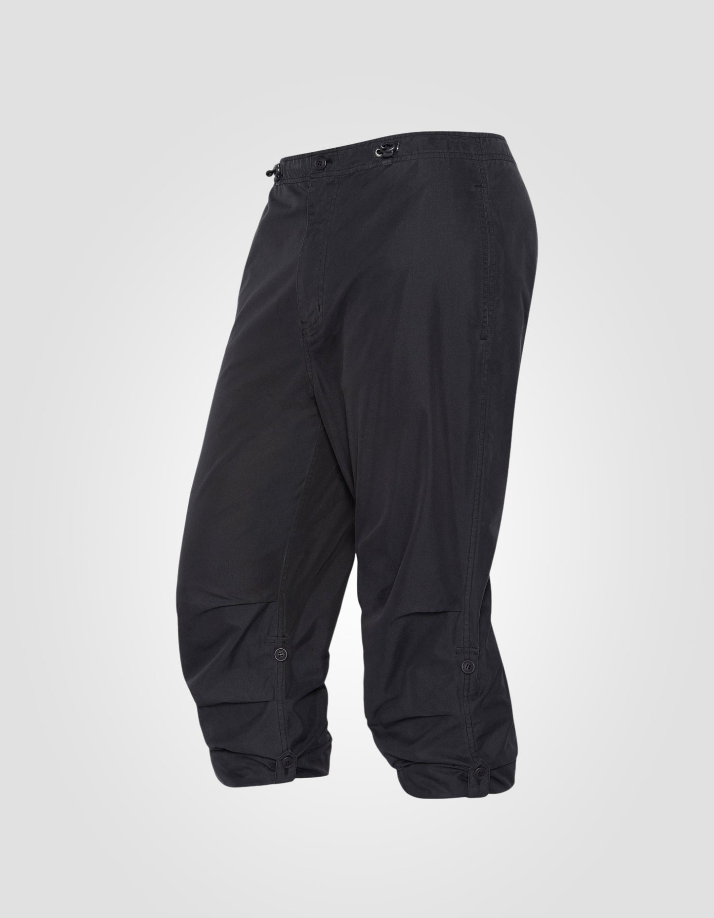Pantalon army noir délavé