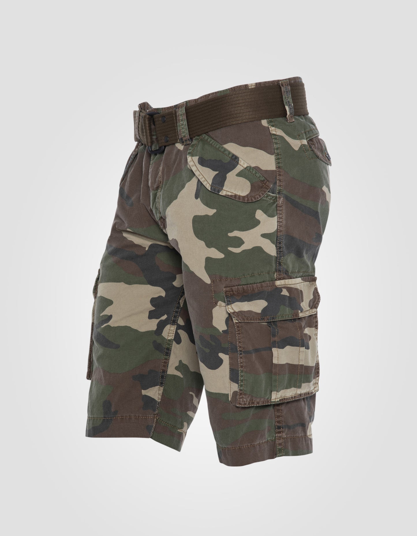 Multipoche Khaki Camouflage Short