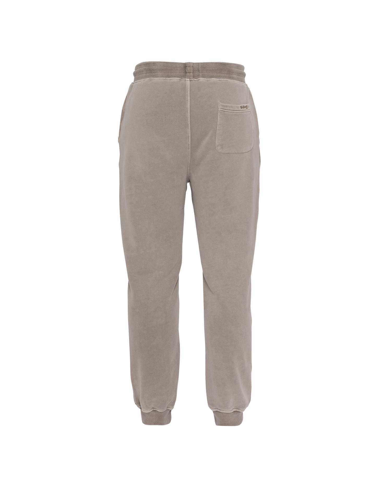 Taupe Tracksuit Hosen, verblasste Effekt
