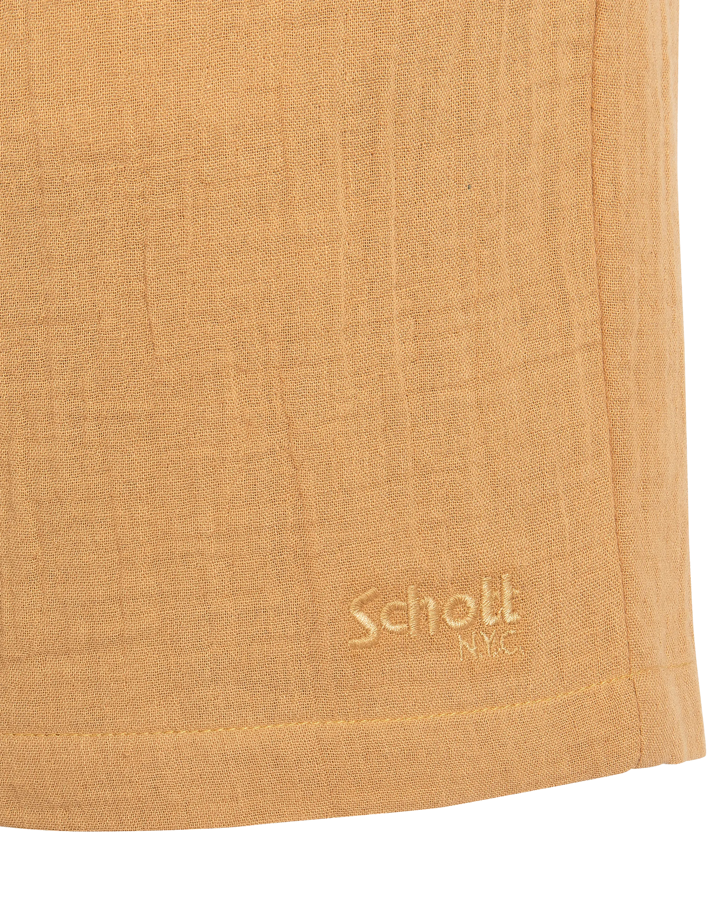 Short miel en gaze de coton